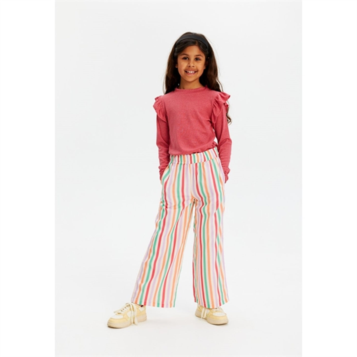 The New Multi stripe Jodie Wide Pants
