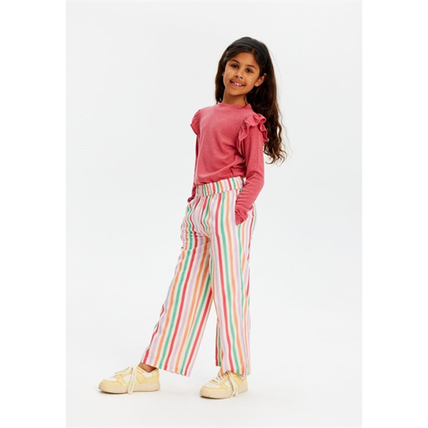 The New Multi stripe Jodie Wide Pants
