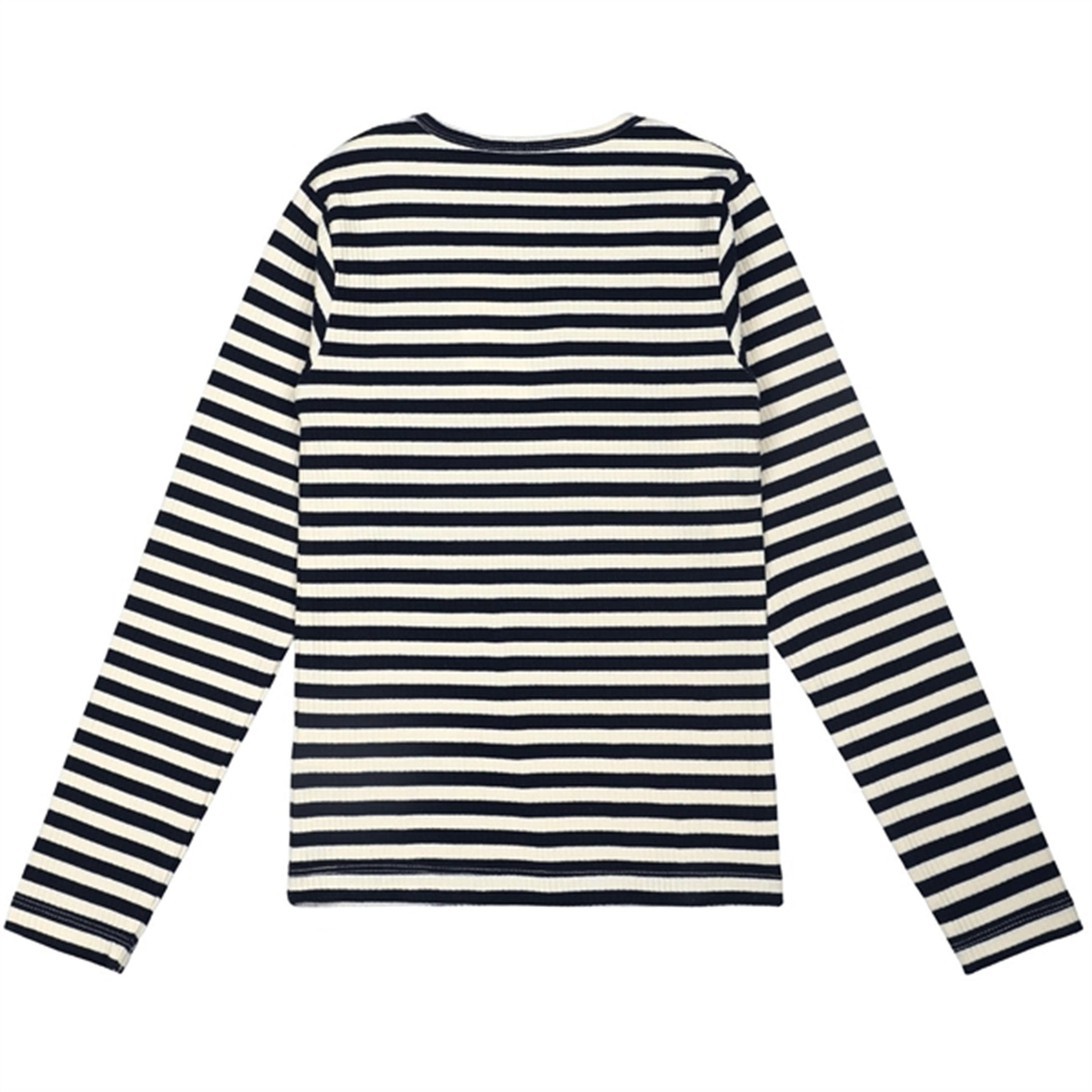 The New Navy Blazer Fie Rib Blouse