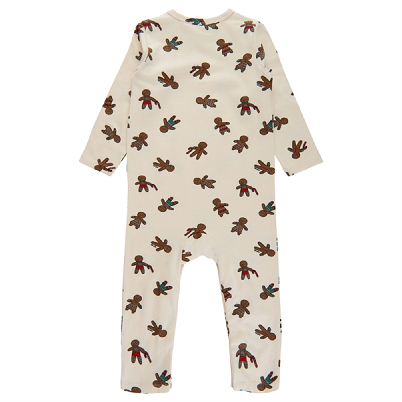 THE NEW Siblings White Swan Ginger Aop Holiday Onesie