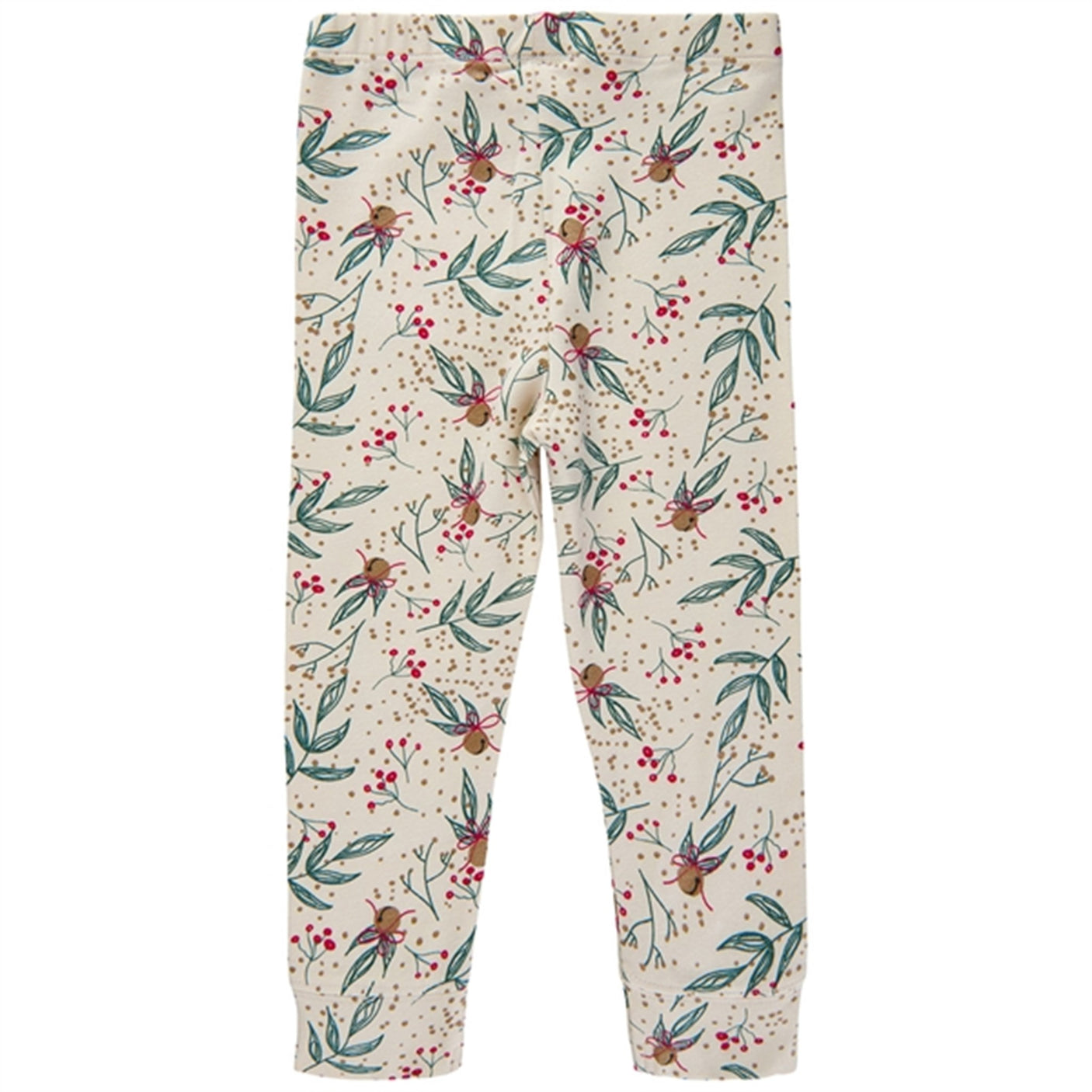 THE NEW Siblings White Swan Bell Aop Holiday Leggings