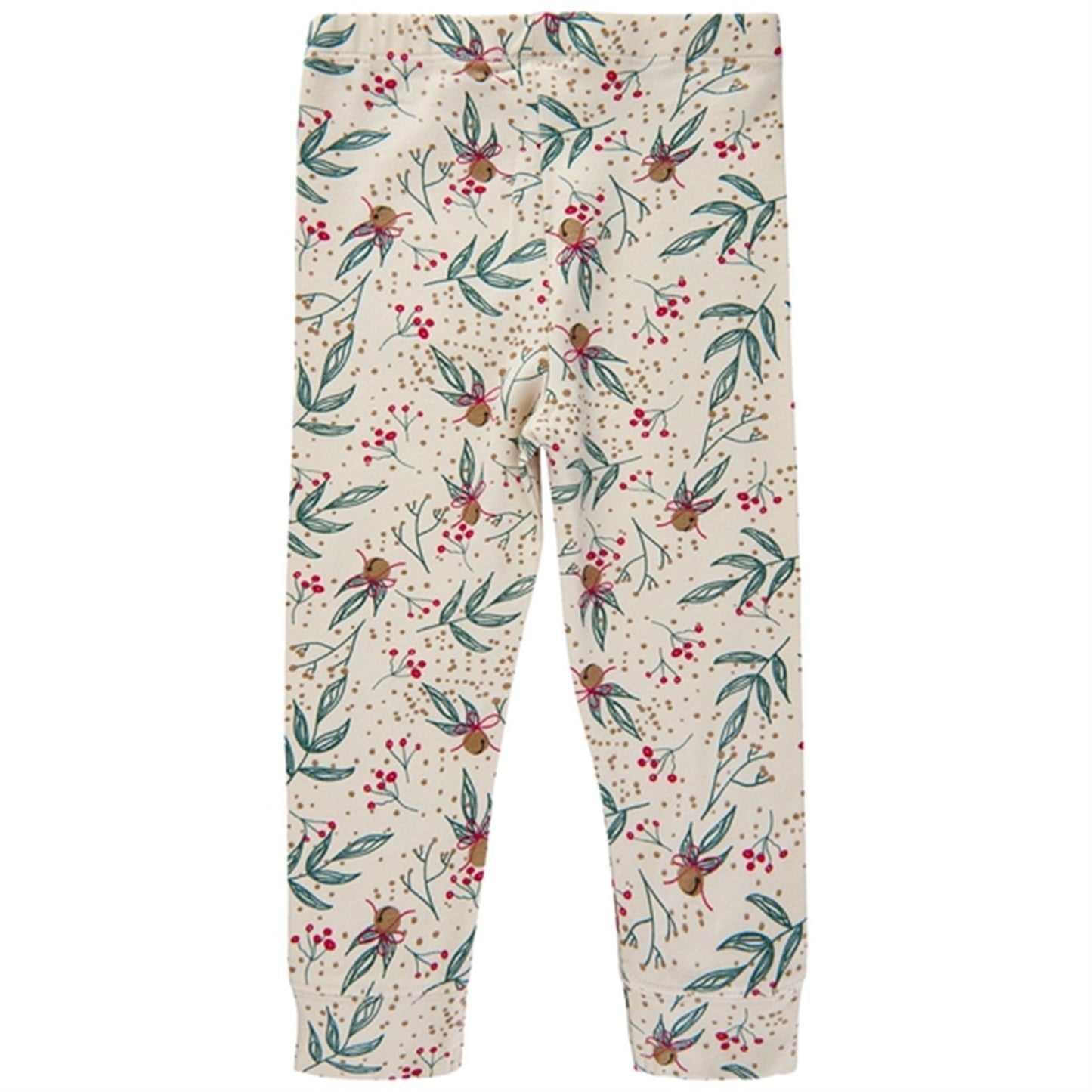 THE NEW Siblings White Swan Bell Aop Holiday Leggings