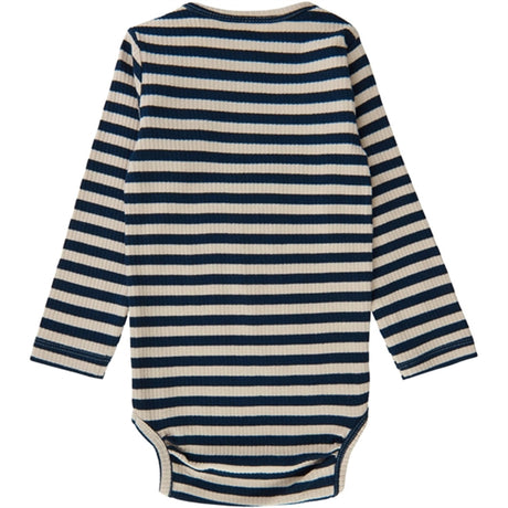 THE NEW Siblings Navy Blazer Finn Rib Body