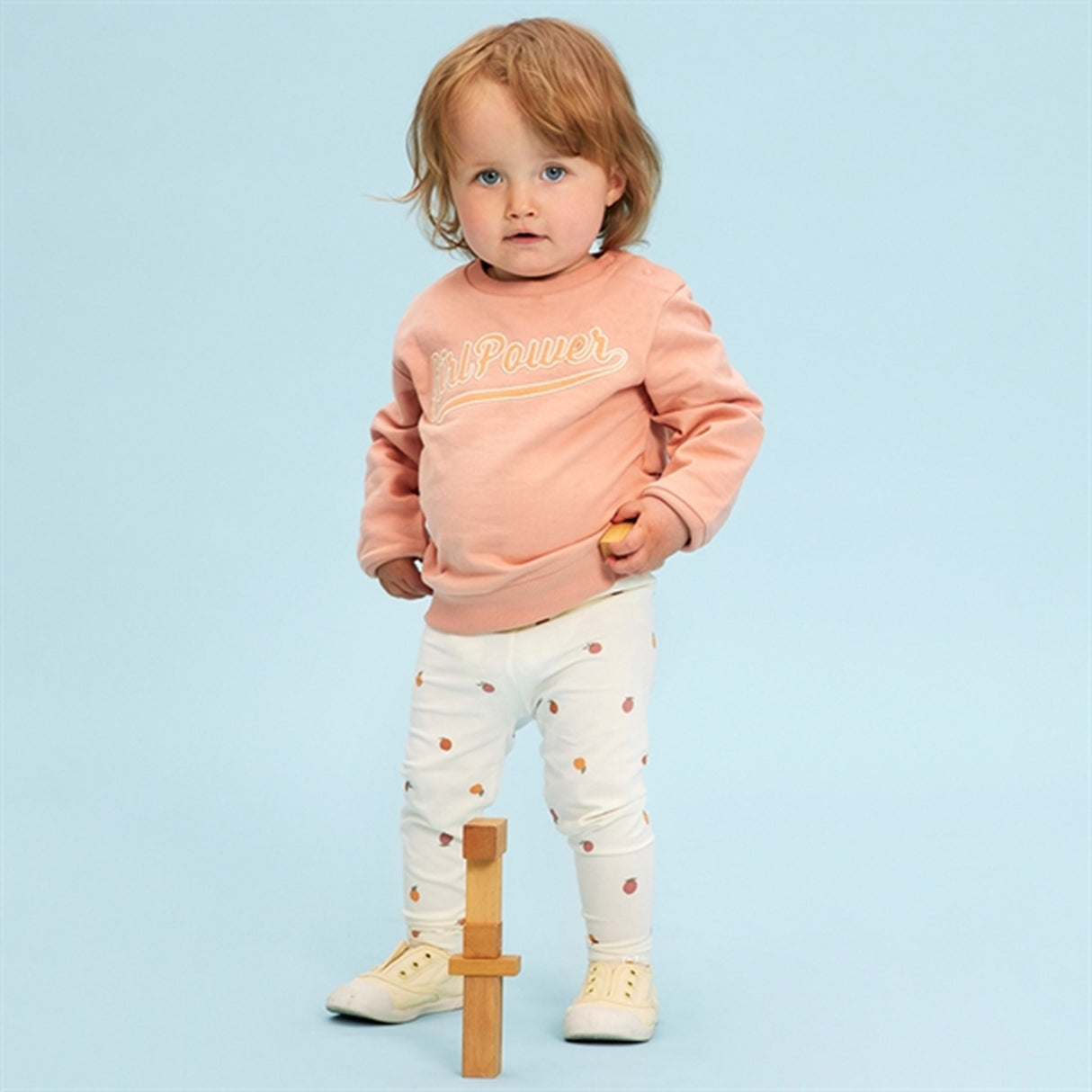 THE NEW Siblings Peach Beige Fala Sweatshirt