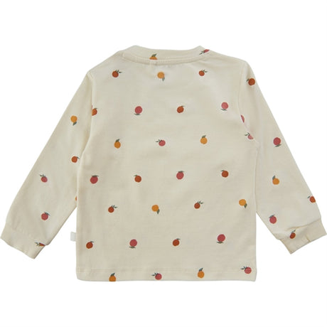 THE NEW Siblings White Swan Fruit Blouse