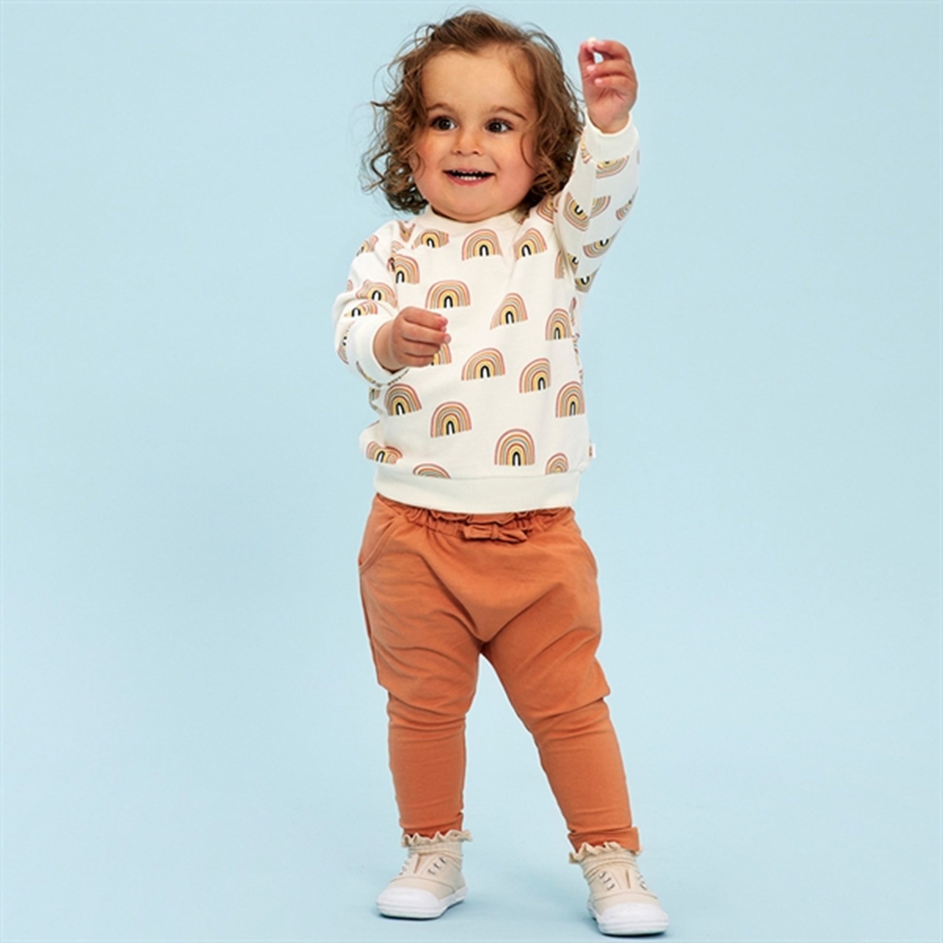 THE NEW Siblings White Swan Frou Sweatshirt