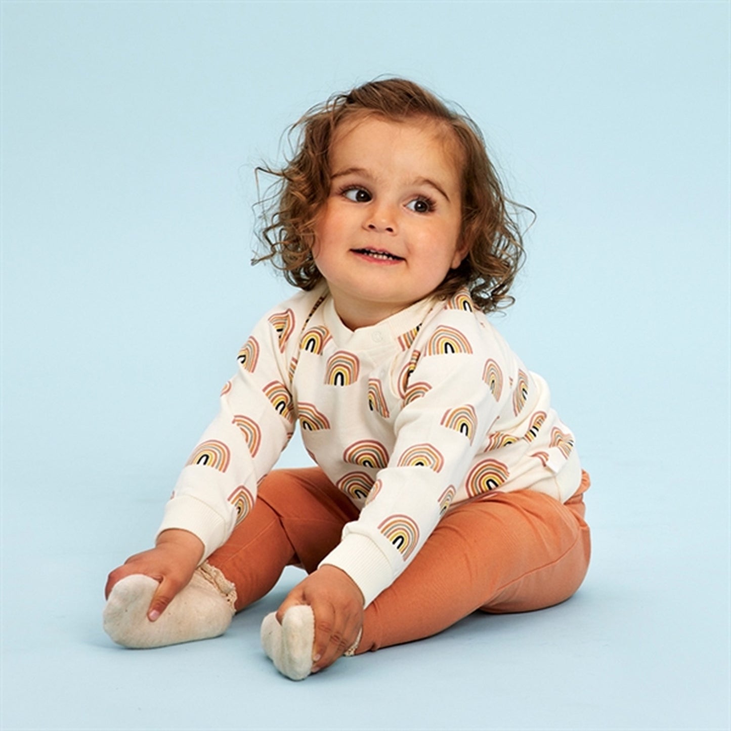 THE NEW Siblings White Swan Frou Sweatshirt