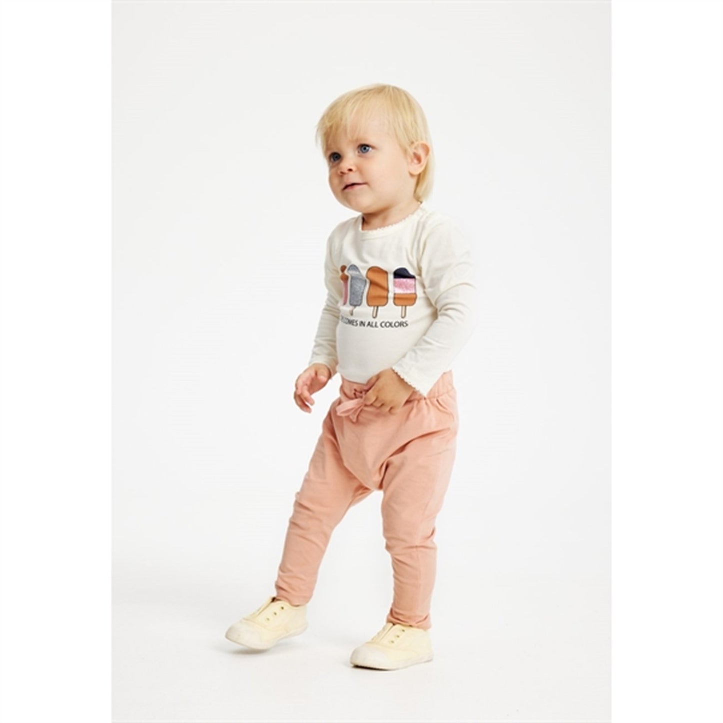 THE NEW Siblings Peach Beige Gullan Harem Pants