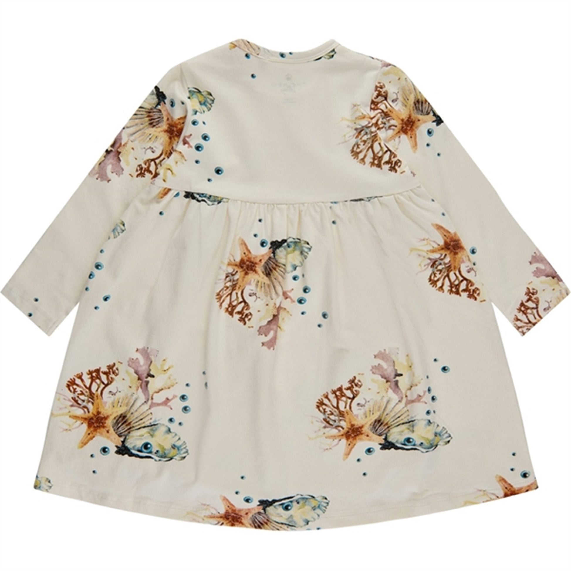 THE NEW Siblings White Swan Coral AOP Gaige Dress