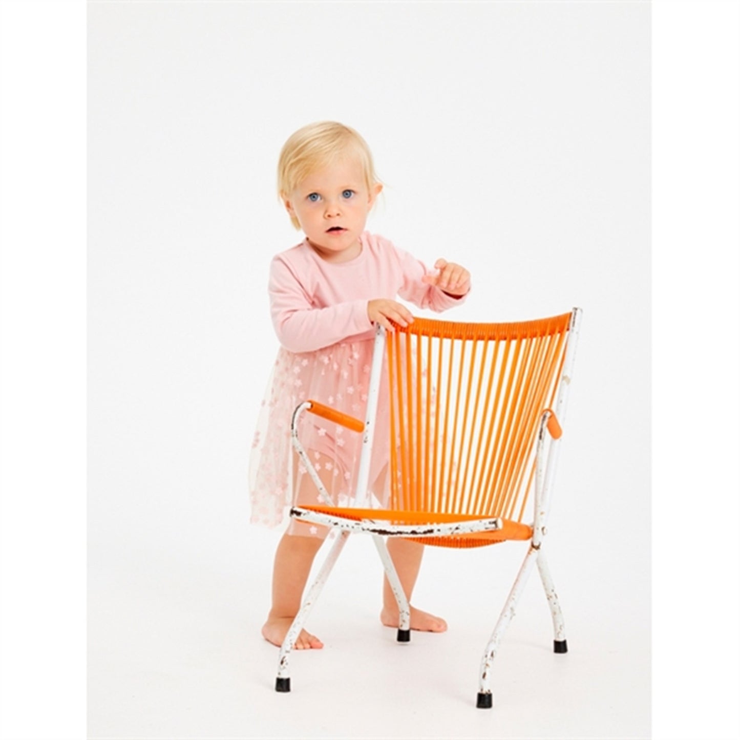 THE NEW Siblings Peach Beige Gracie Aria Dress