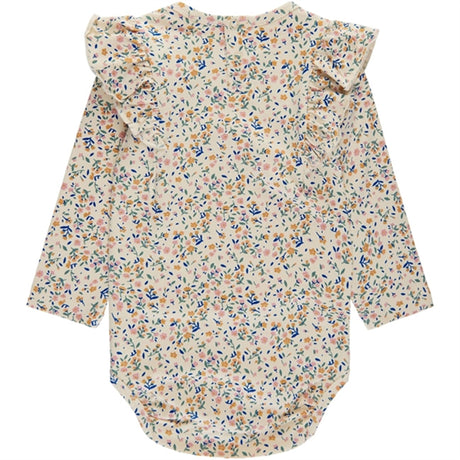 THE NEW Siblings White Swan Tiny Flower AOP Geraldine Body