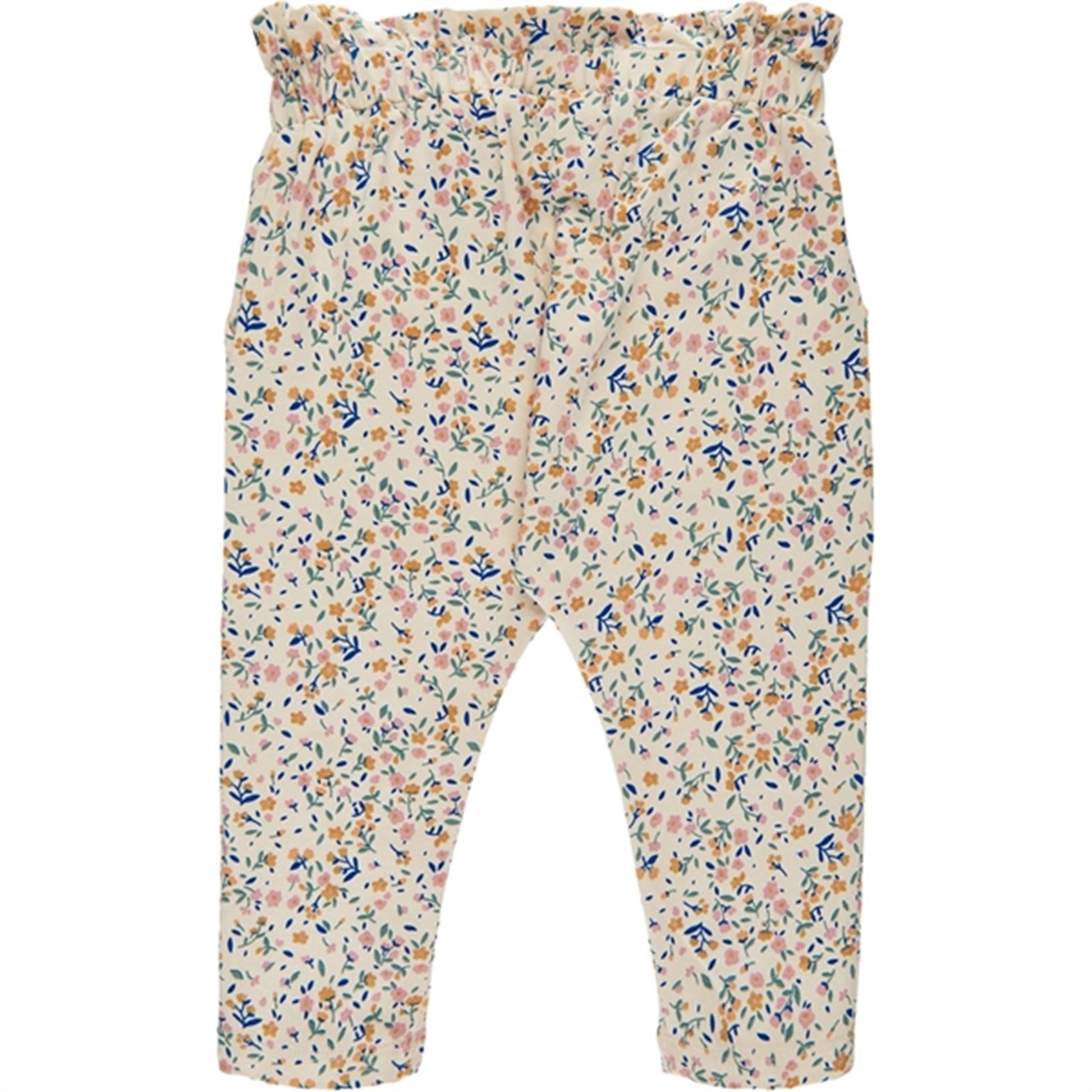 THE NEW Siblings White Swan Tiny Flower AOP Geraldine Harem Pants