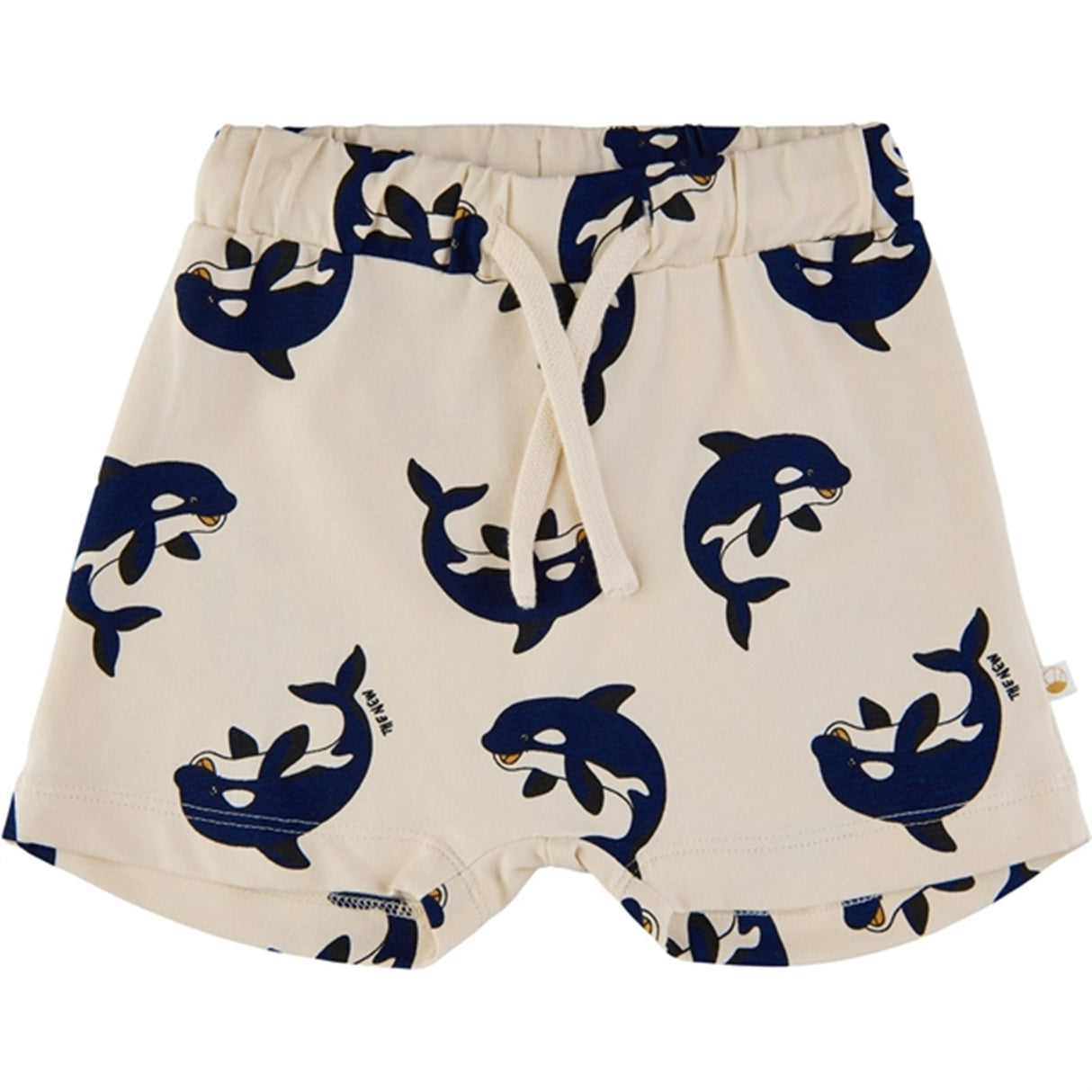 THE NEW Siblings White Swan Graj Shorts