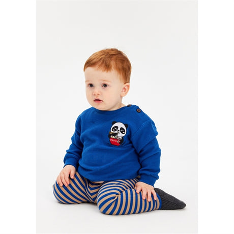 THE NEW Siblings Monaco Blue Finn Rib Leggings