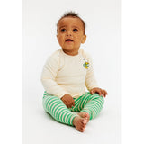 The NEW Siblings Bright Green Finn Rib Leggings