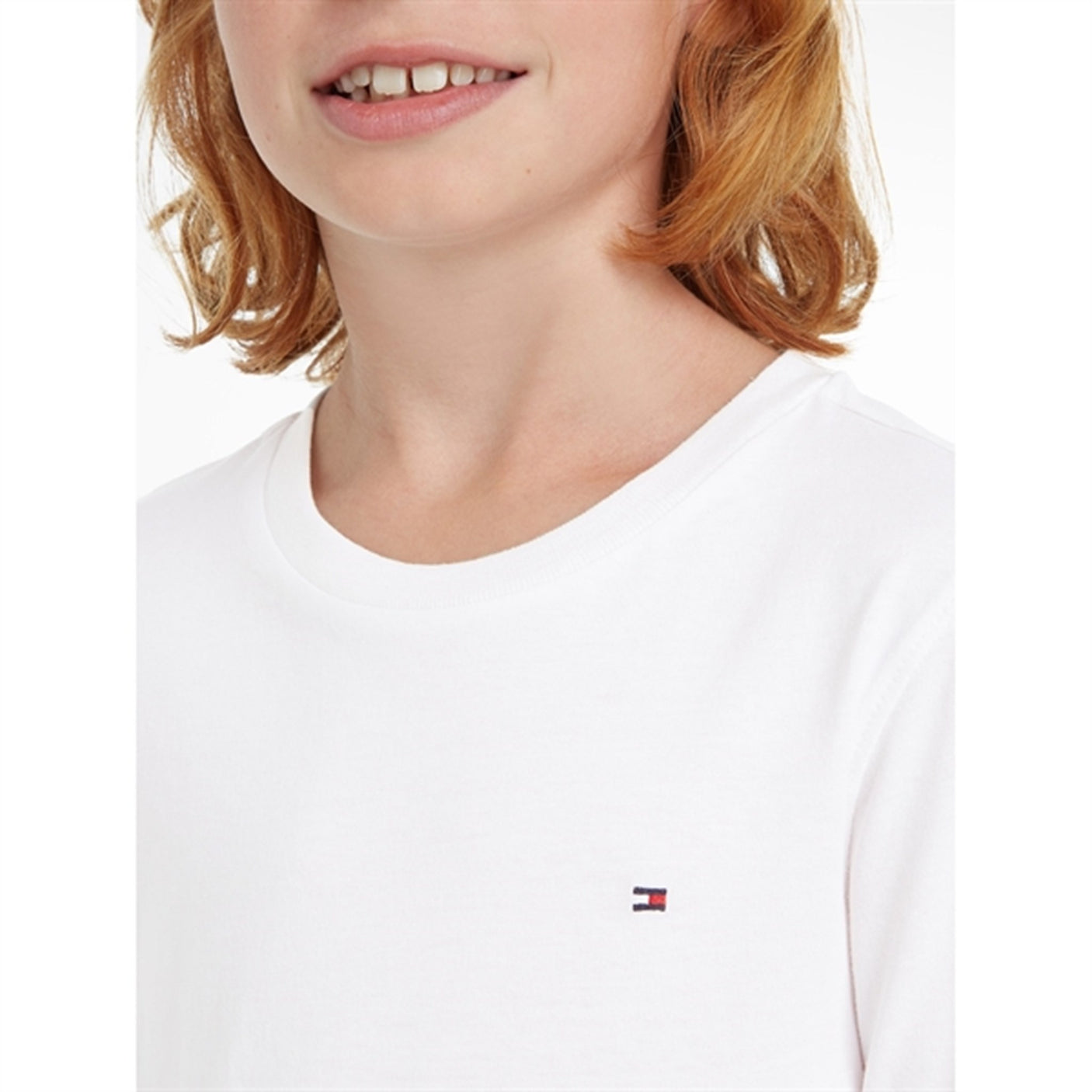 Tommy Hilfiger Boys Basic CN Blouse Bright White