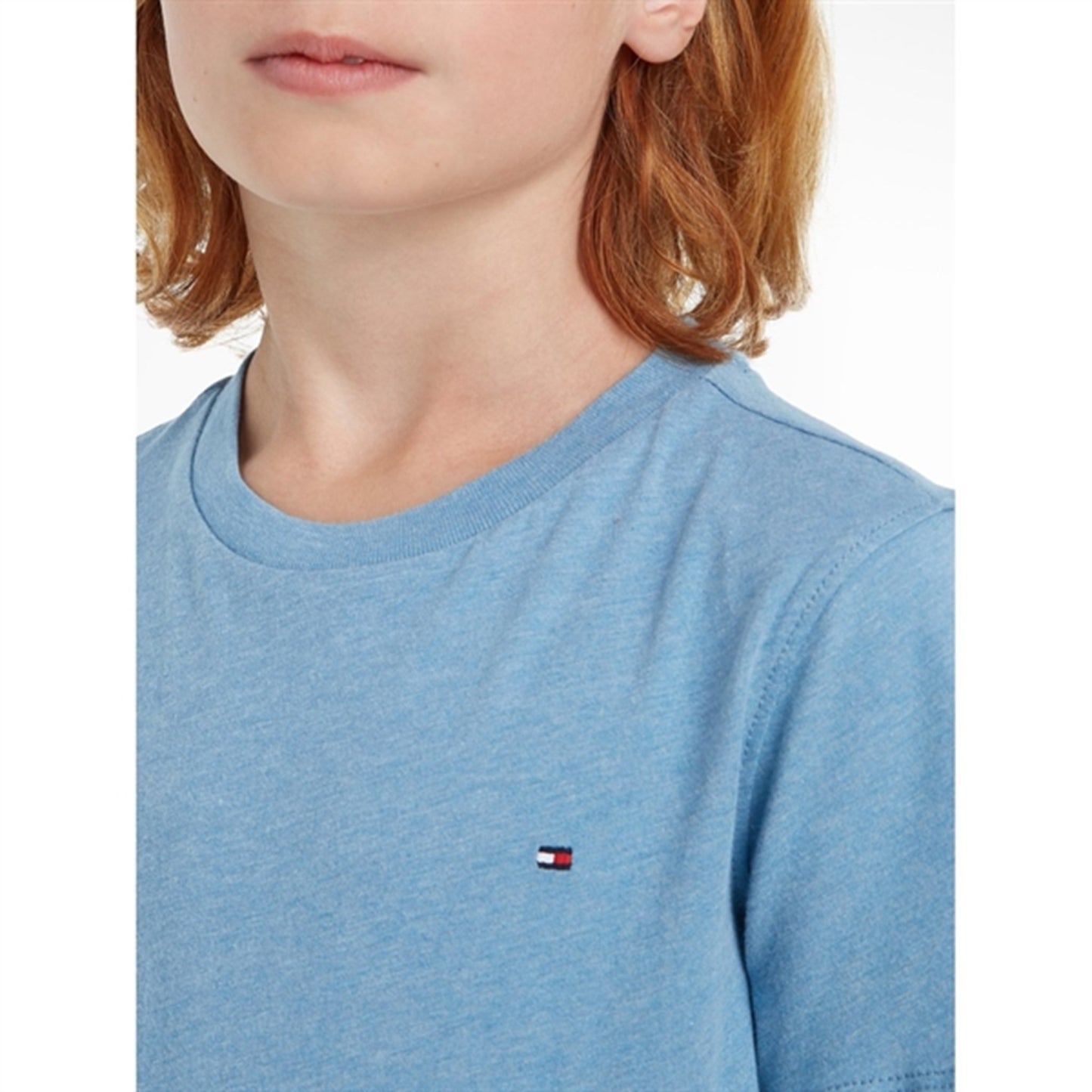 Tommy Hilfiger Boy Basic Cn T-Shirt Dark Allure Heather