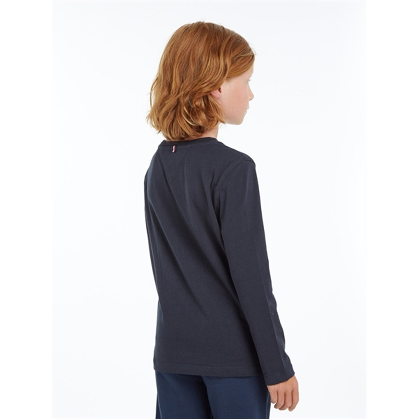 Tommy Hilfiger Boys Basic CN Bluse Sky Captain