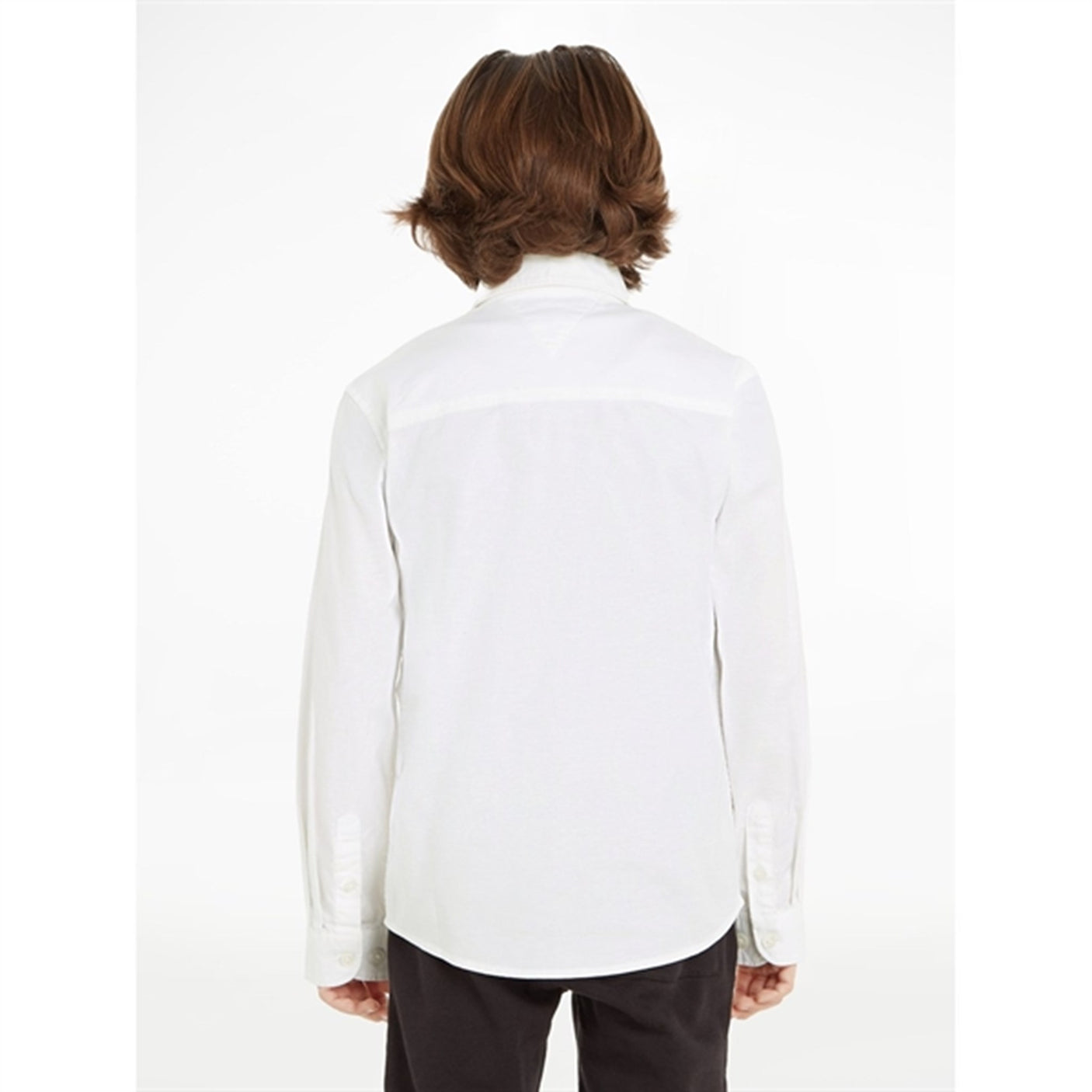 Tommy Hilfiger Boy Stretch Oxford Shirt White