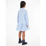 Tommy Hilfiger Lurex Stripe Shirt Dress Blue Stripe
