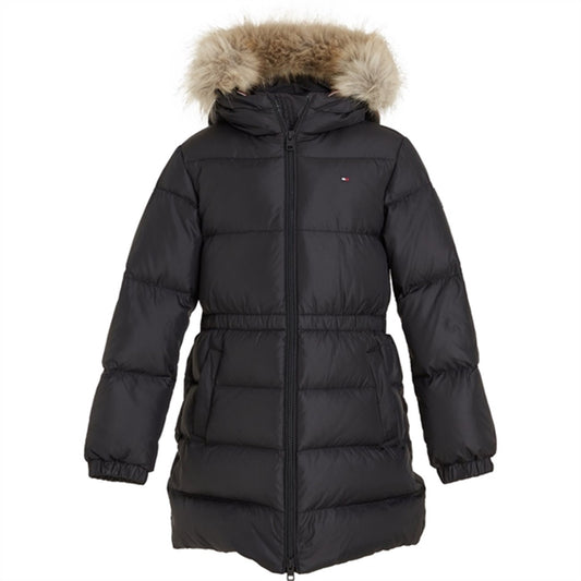 Tommy Hilfiger Long Waisted Down Jacket Black