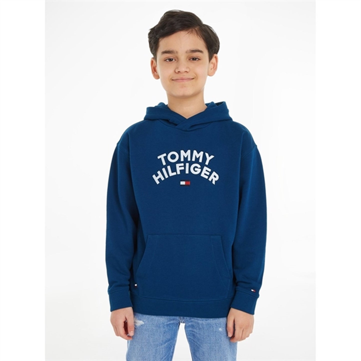 Tommy Hilfiger Flag Hoodie Deep Indigo