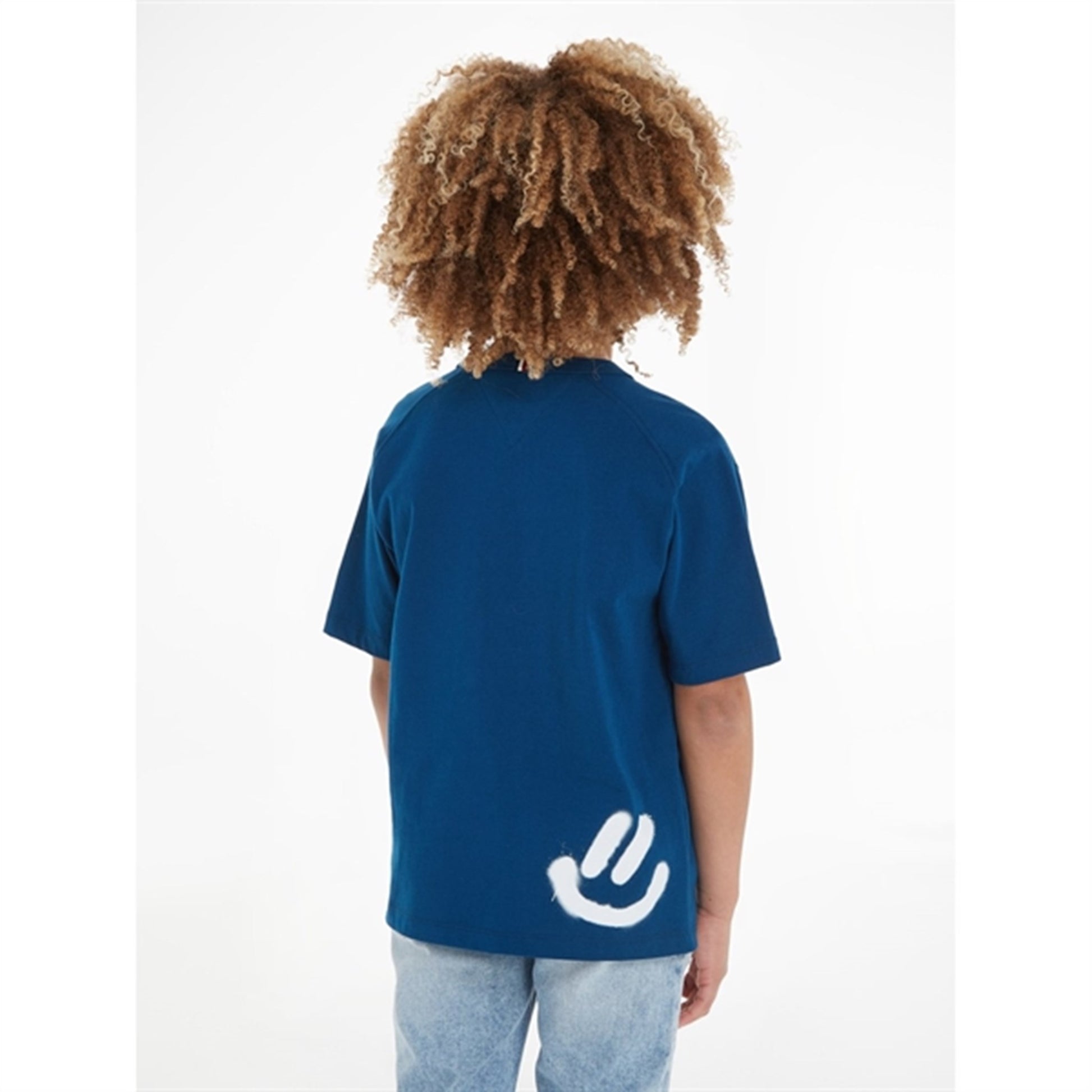 Tommy Hilfiger Hilfiger Graffiti T-Shirt Deep Indigo