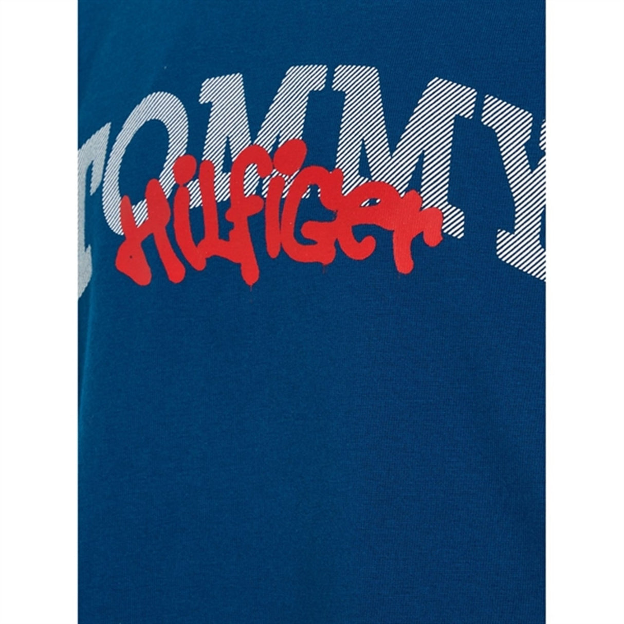 Tommy Hilfiger Hilfiger Graffiti T-Shirt Deep Indigo