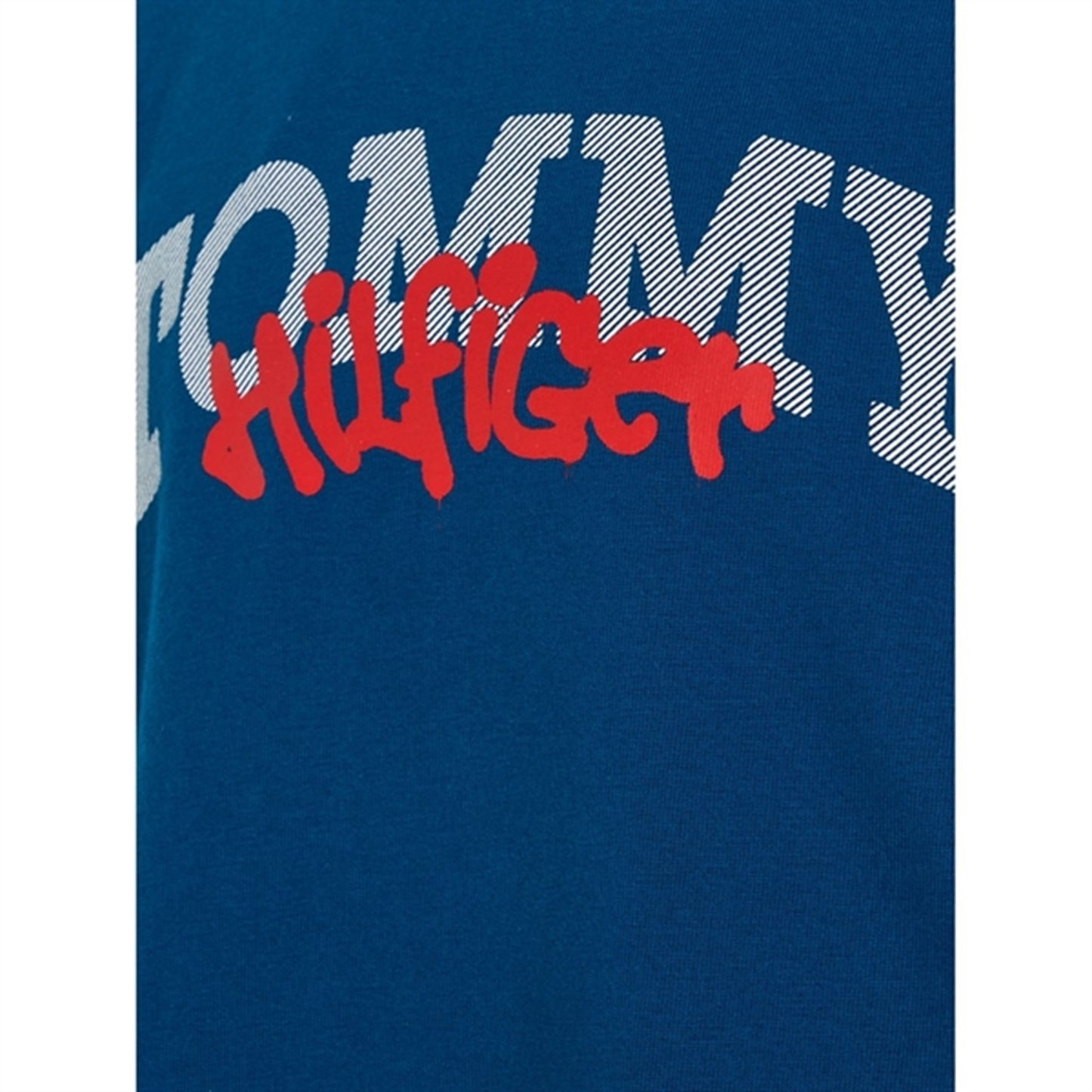 Tommy Hilfiger Hilfiger Graffiti T-Shirt Deep Indigo