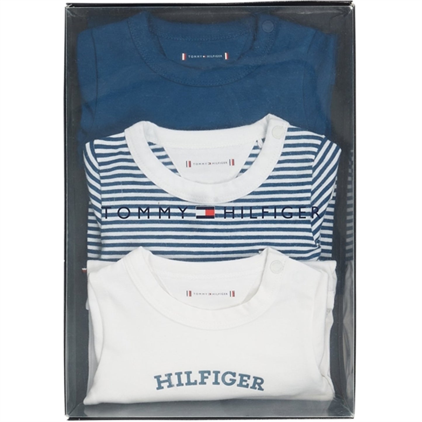Tommy Hilfiger Baby Body 3-Pack Gift Box Deep Indigo