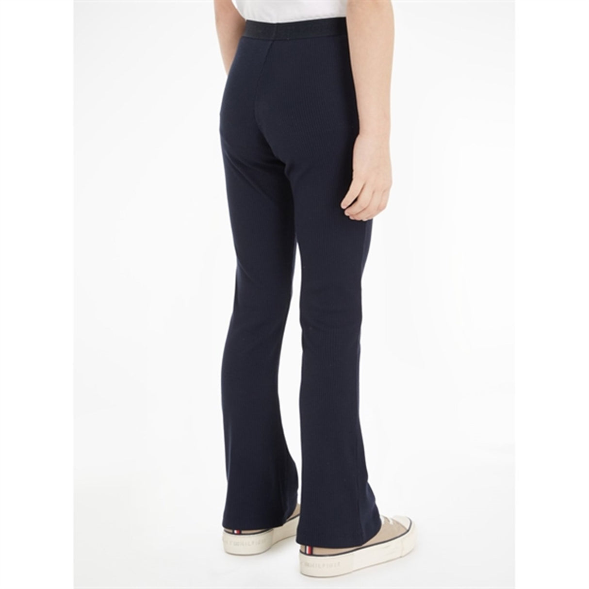 Tommy Hilfiger Branded Rib Tape Leggings Desert Sky