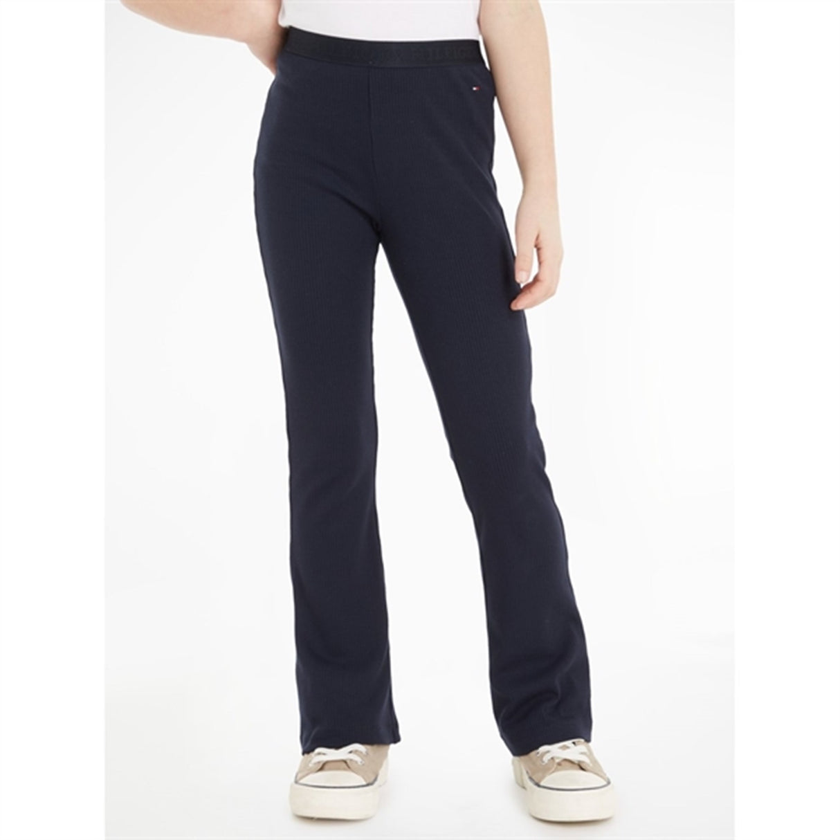 Tommy Hilfiger Branded Rib Tape Leggings Desert Sky