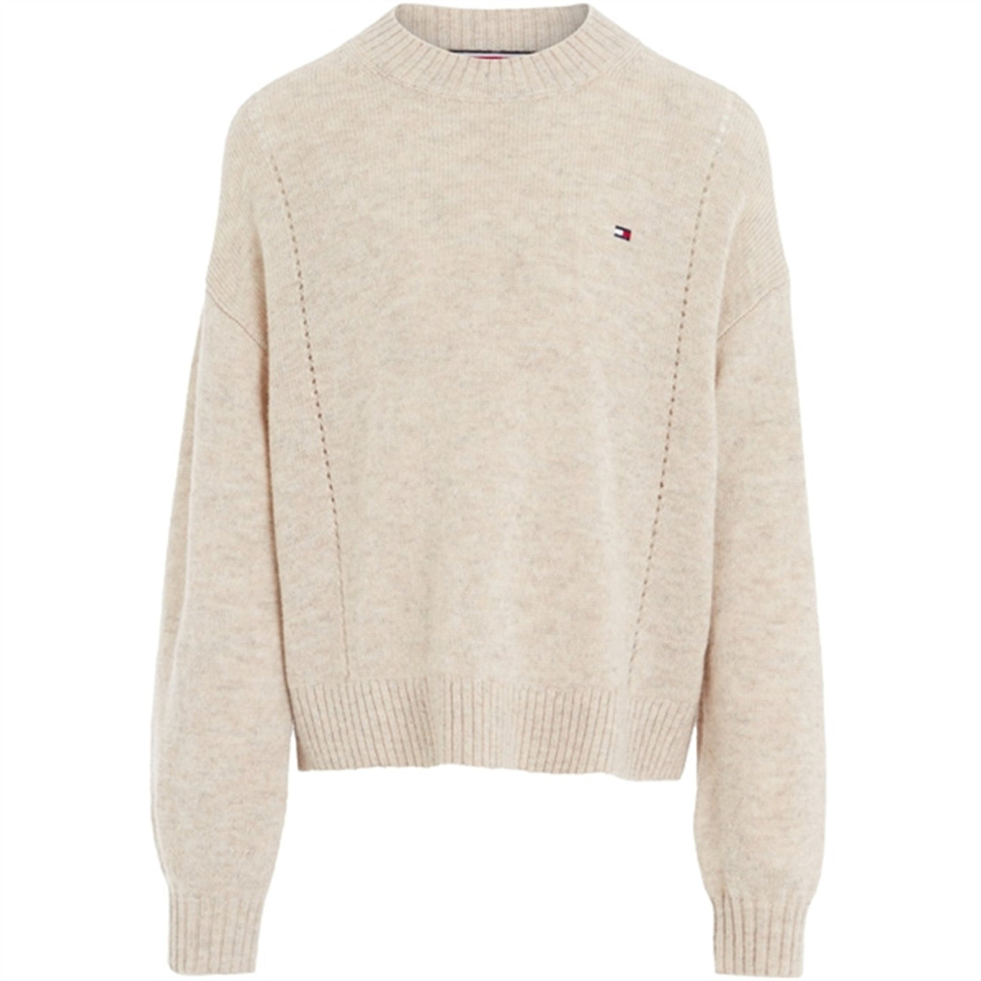 Tommy Hilfiger Essential Soft Wool Jumper Merino Melange