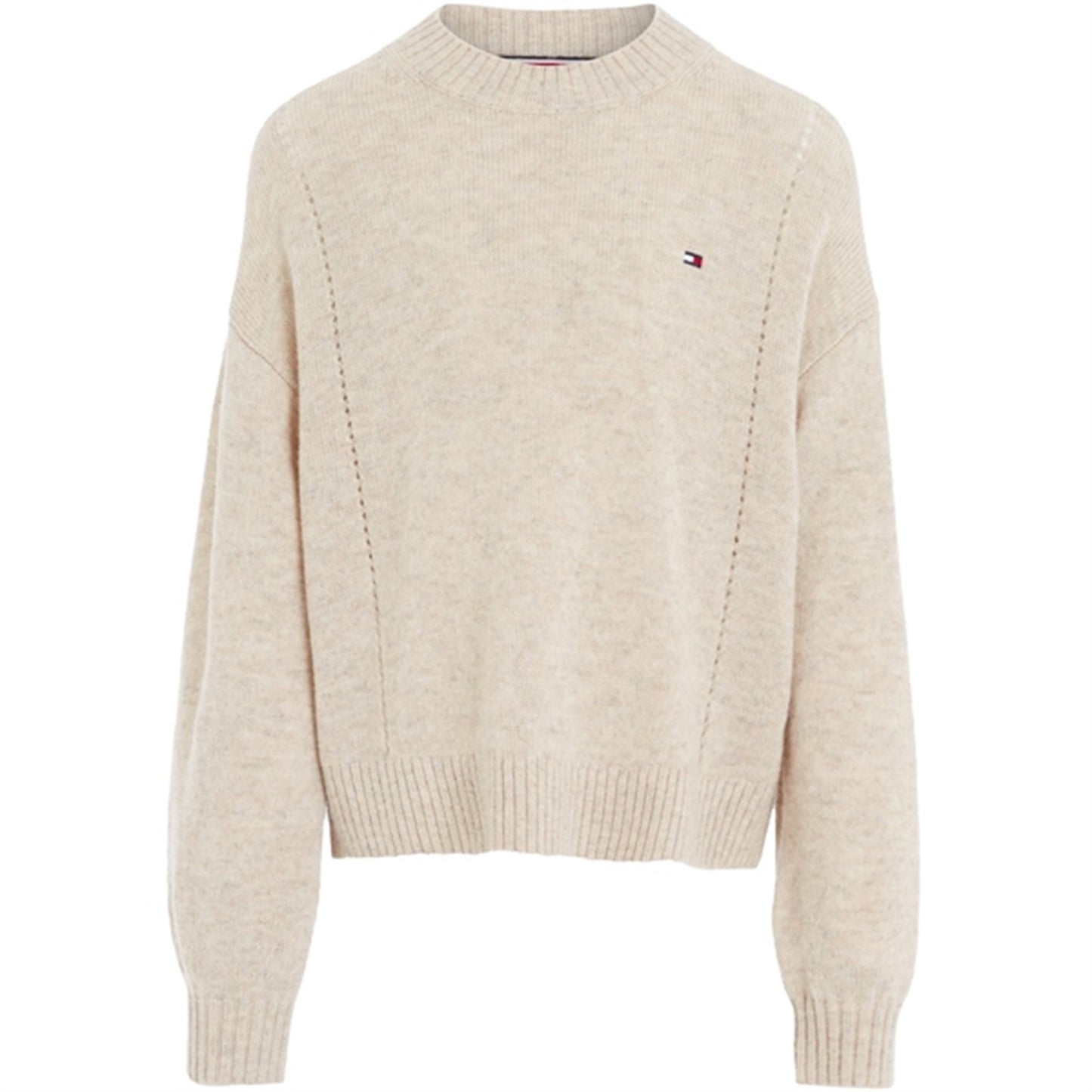 Tommy Hilfiger Essential Soft Wool Jumper Merino Melange