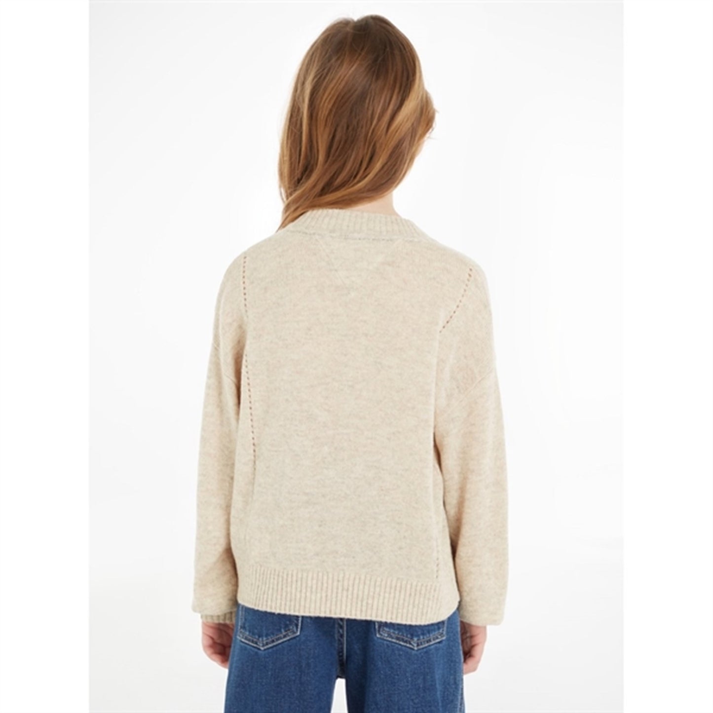 Tommy Hilfiger Essential Soft Wool Jumper Merino Melange