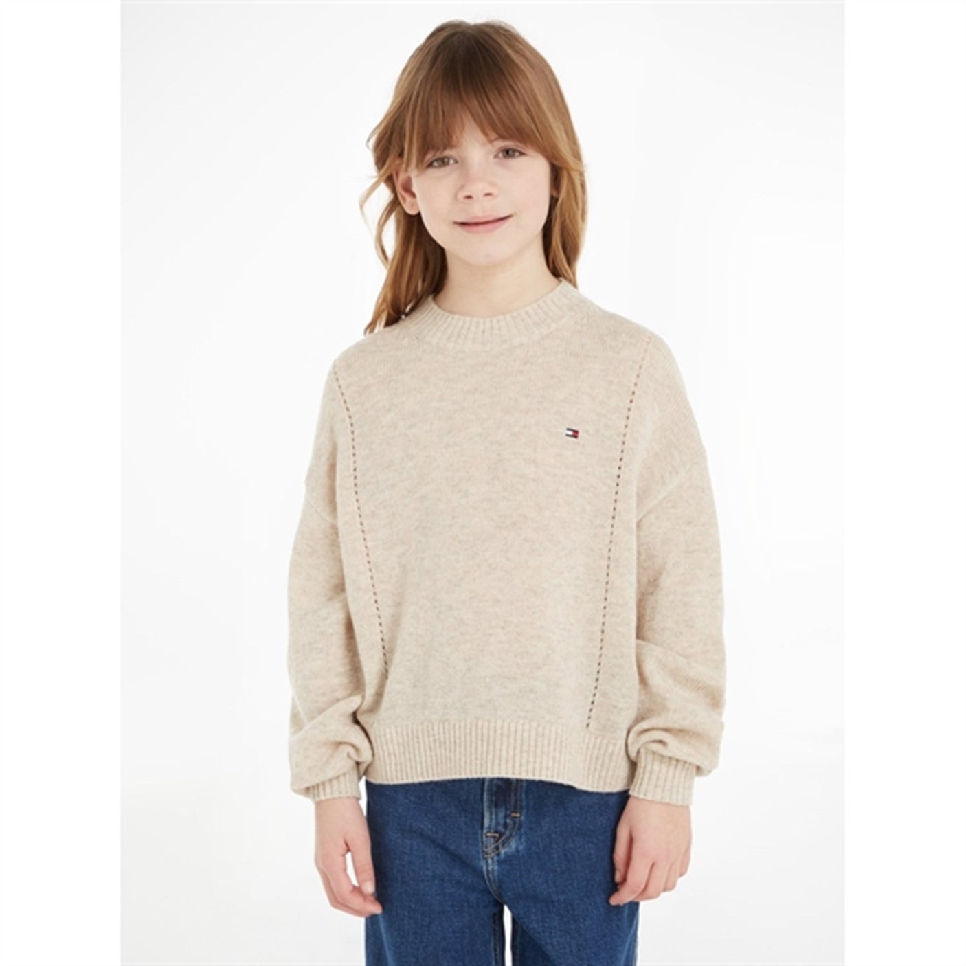 Tommy Hilfiger Essential Soft Wool Jumper Merino Melange