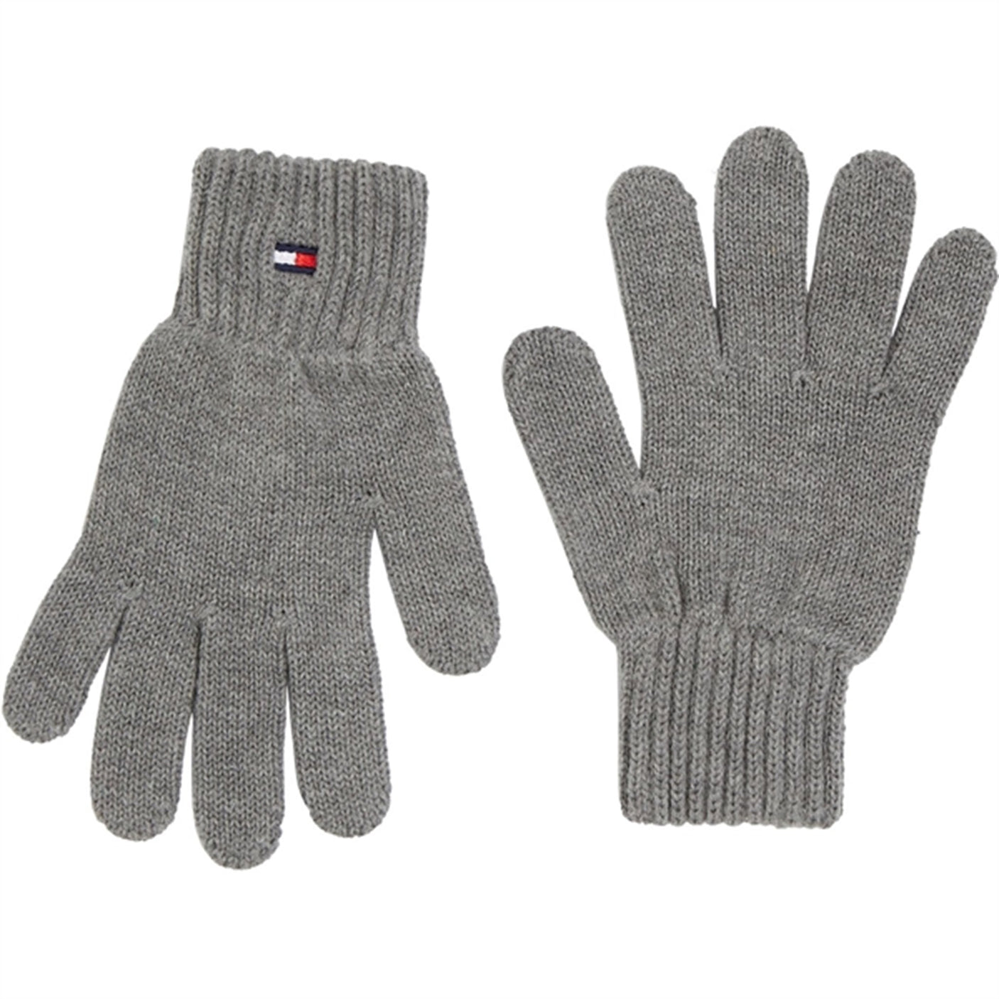 Tommy Hilfiger Small Flag Gloves Light Grey Heather