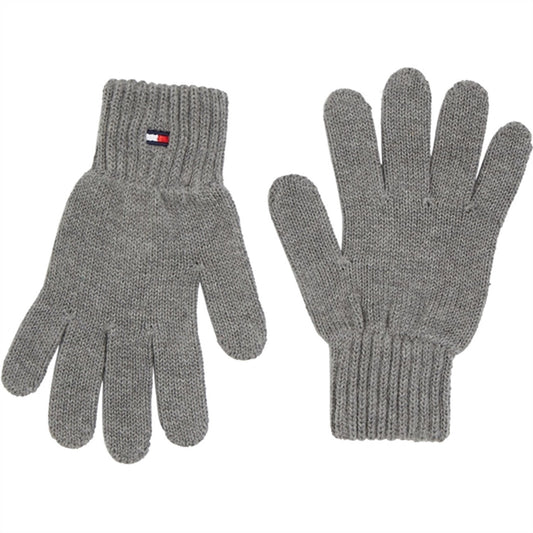 Tommy Hilfiger Small Flag Gloves Light Grey Heather