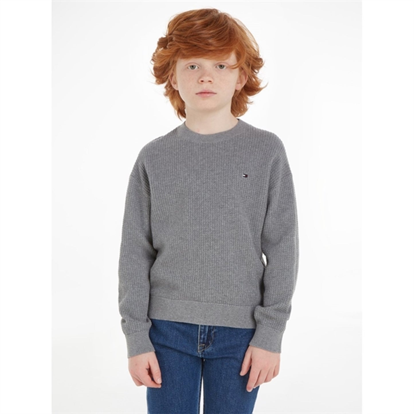 Tommy Hilfiger Essential Sweater New Light Grey Heather