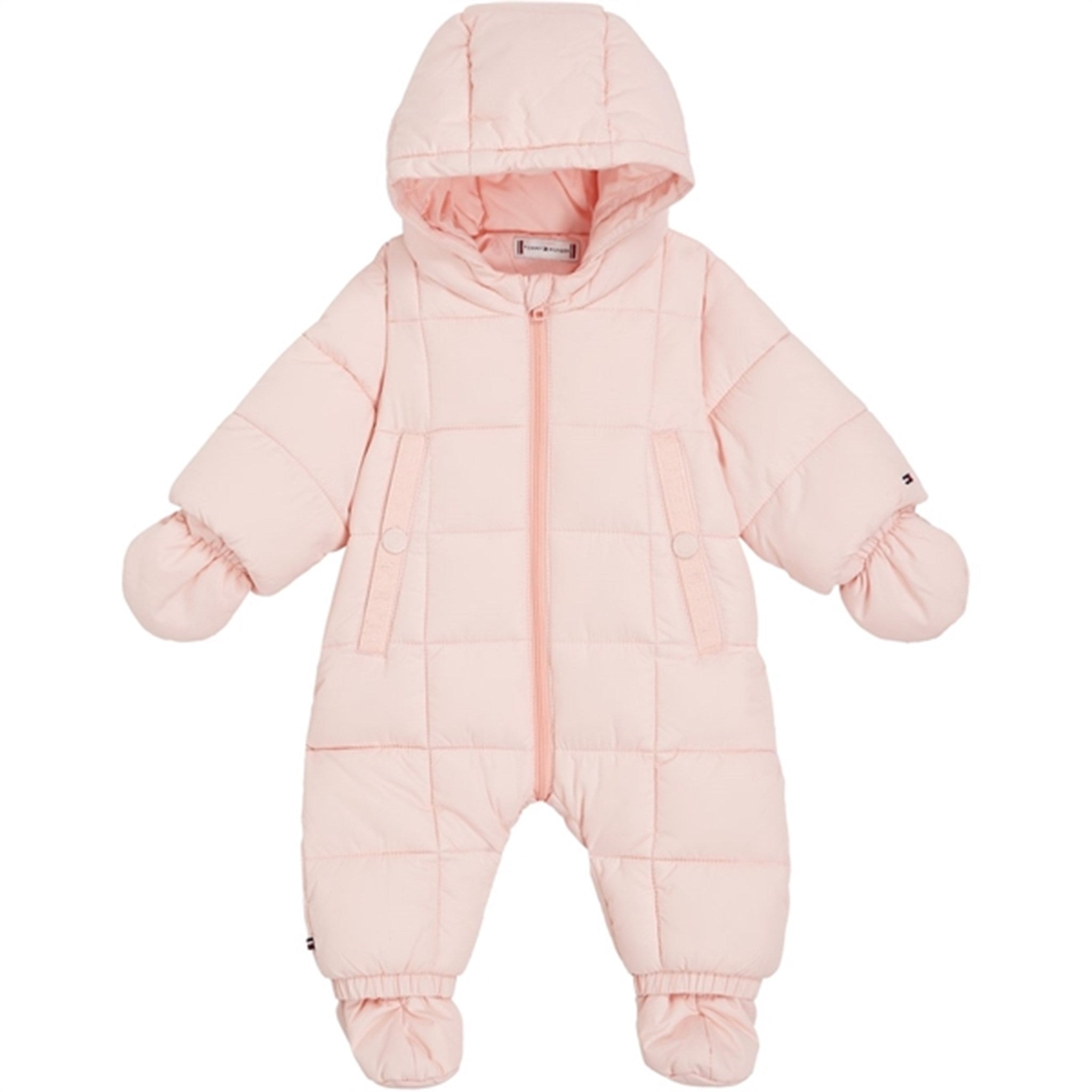 Tommy Hilfiger Baby Monotype Tape Ski Suit Pink Crystal