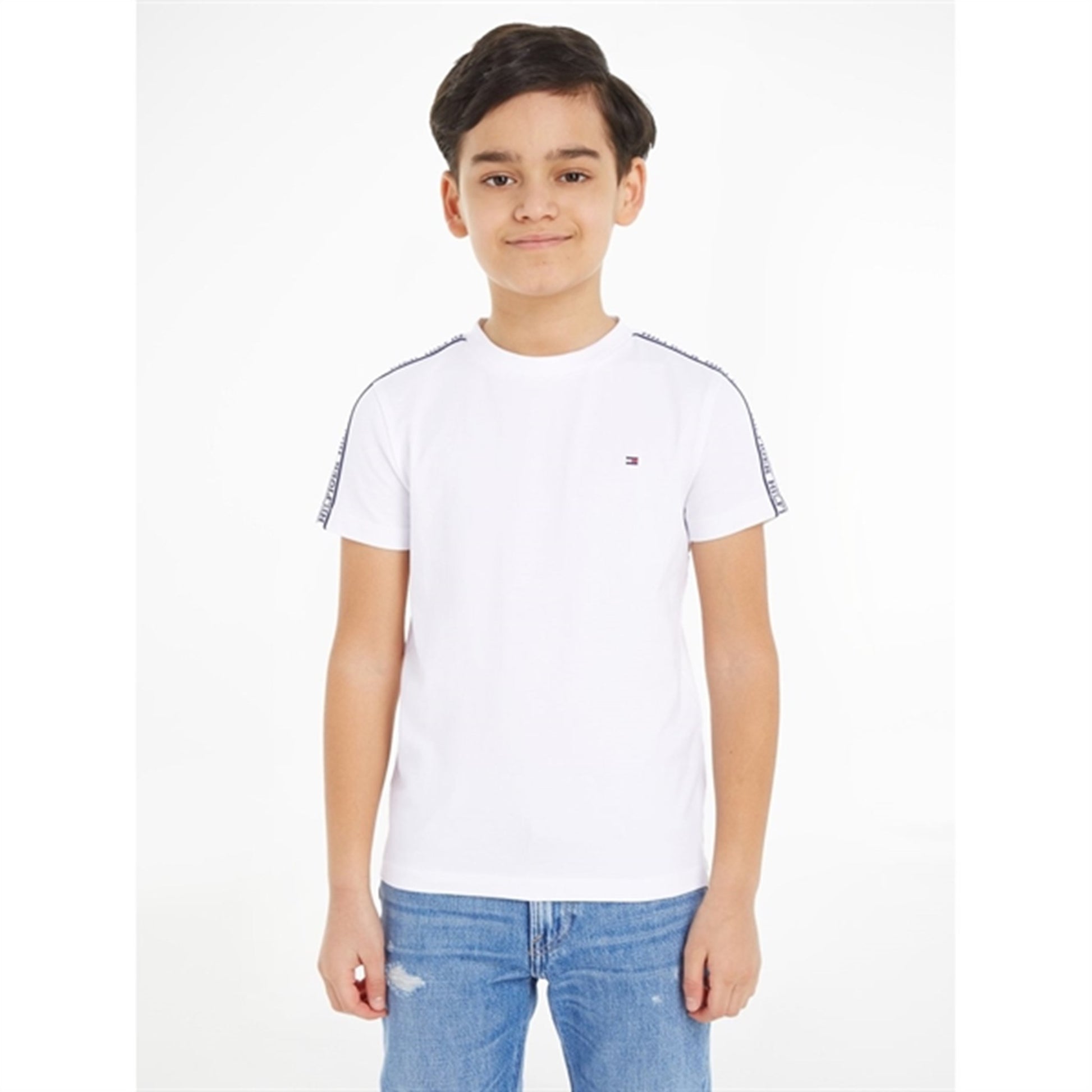 Tommy Hilfiger Tape T-Shirt White