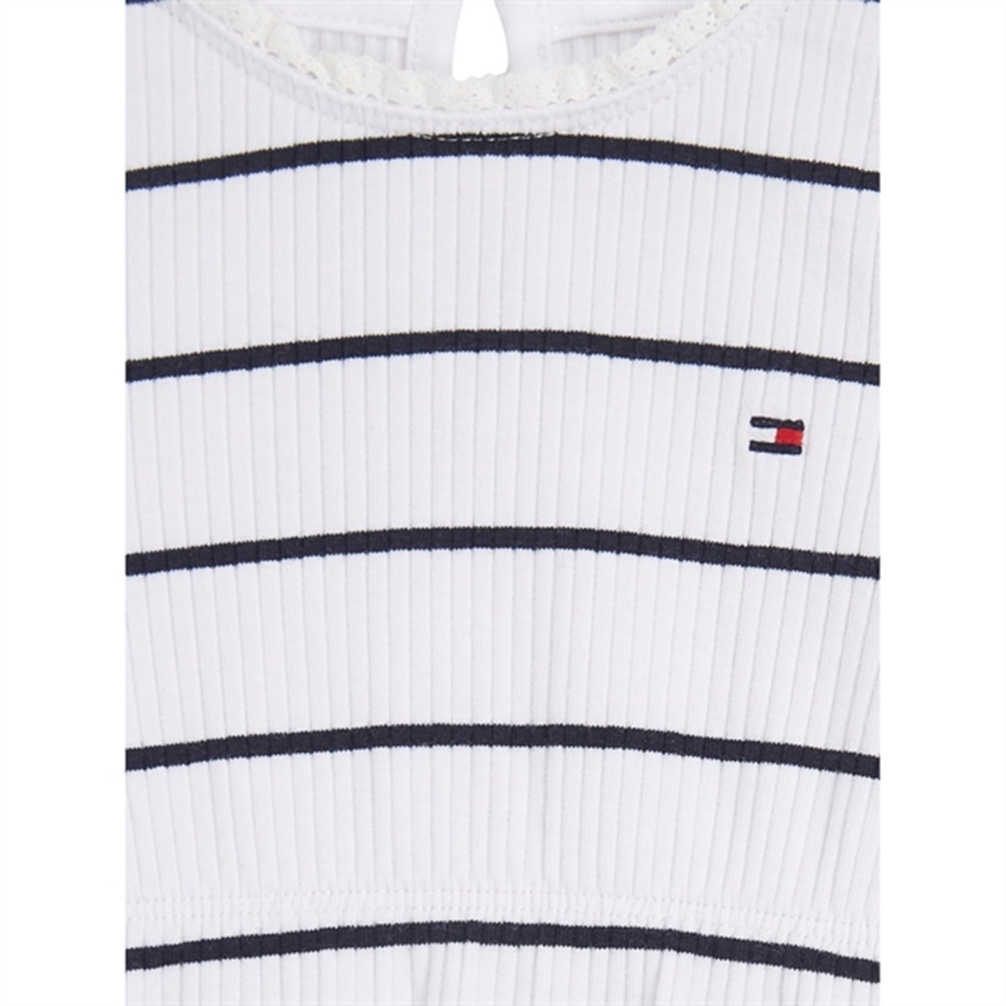 Tommy Hilfiger Baby Striped Rib Dress White / Desert Sky Stripe