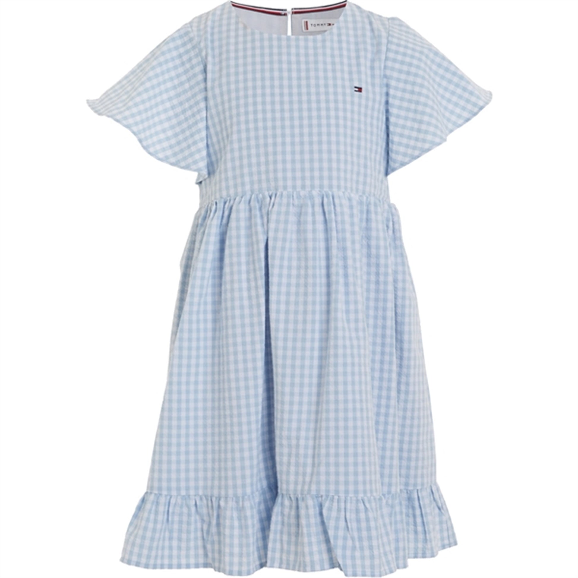 Tommy Hilfiger Gingham Dress Breezy Blue Check
