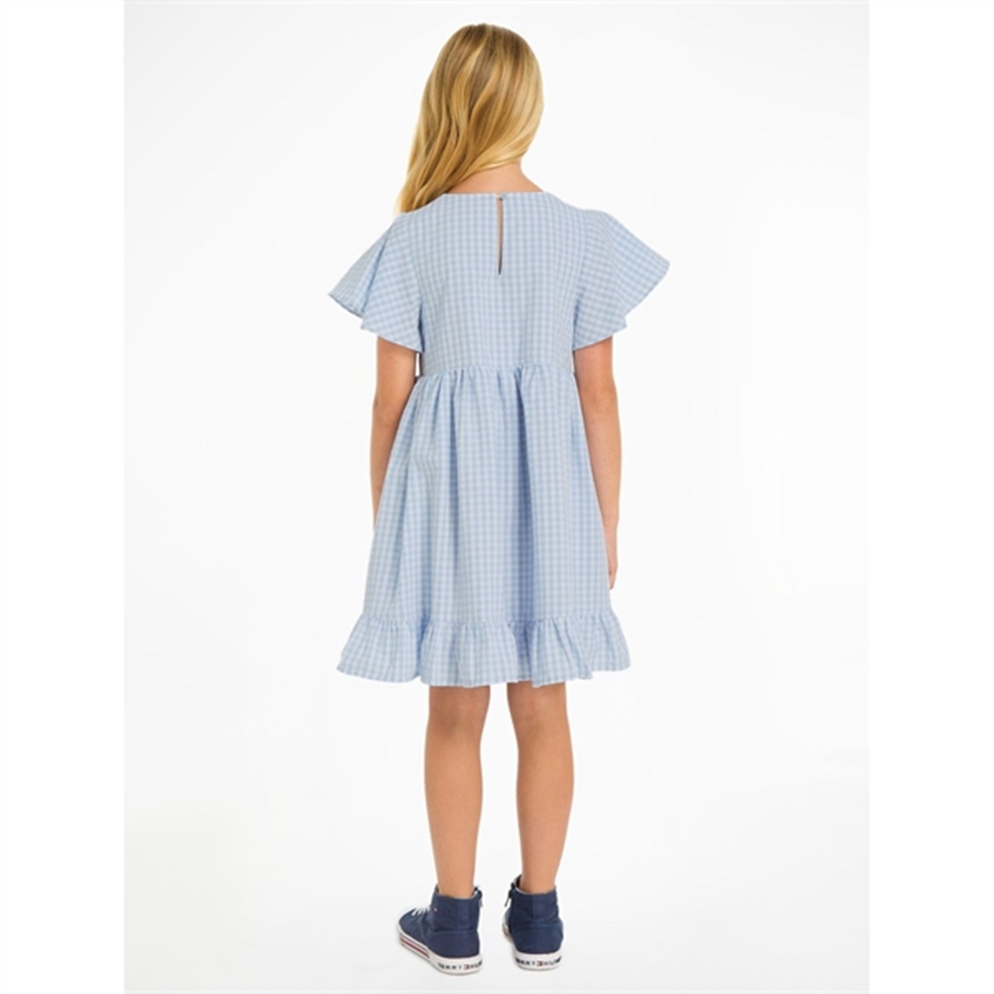 Tommy Hilfiger Gingham Dress Breezy Blue Check