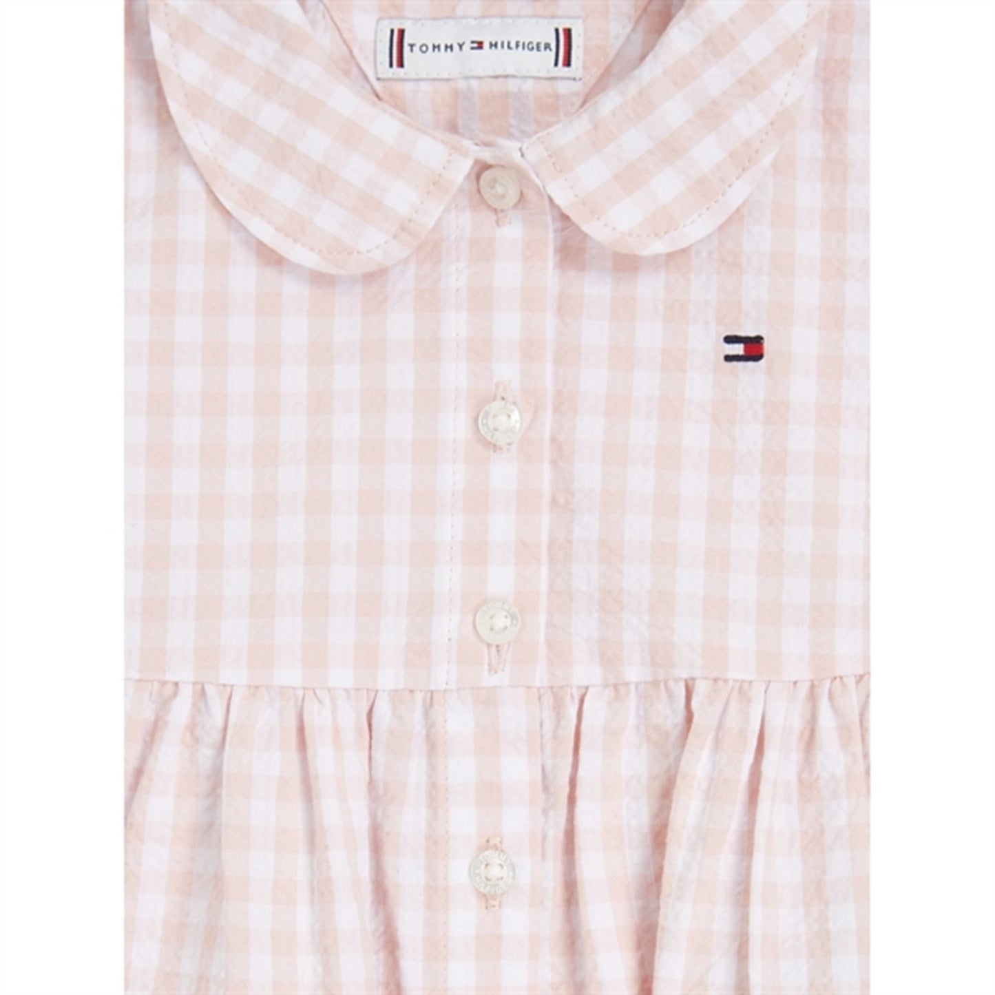 Tommy Hilfiger Baby Gingham Dress White / Pink Check