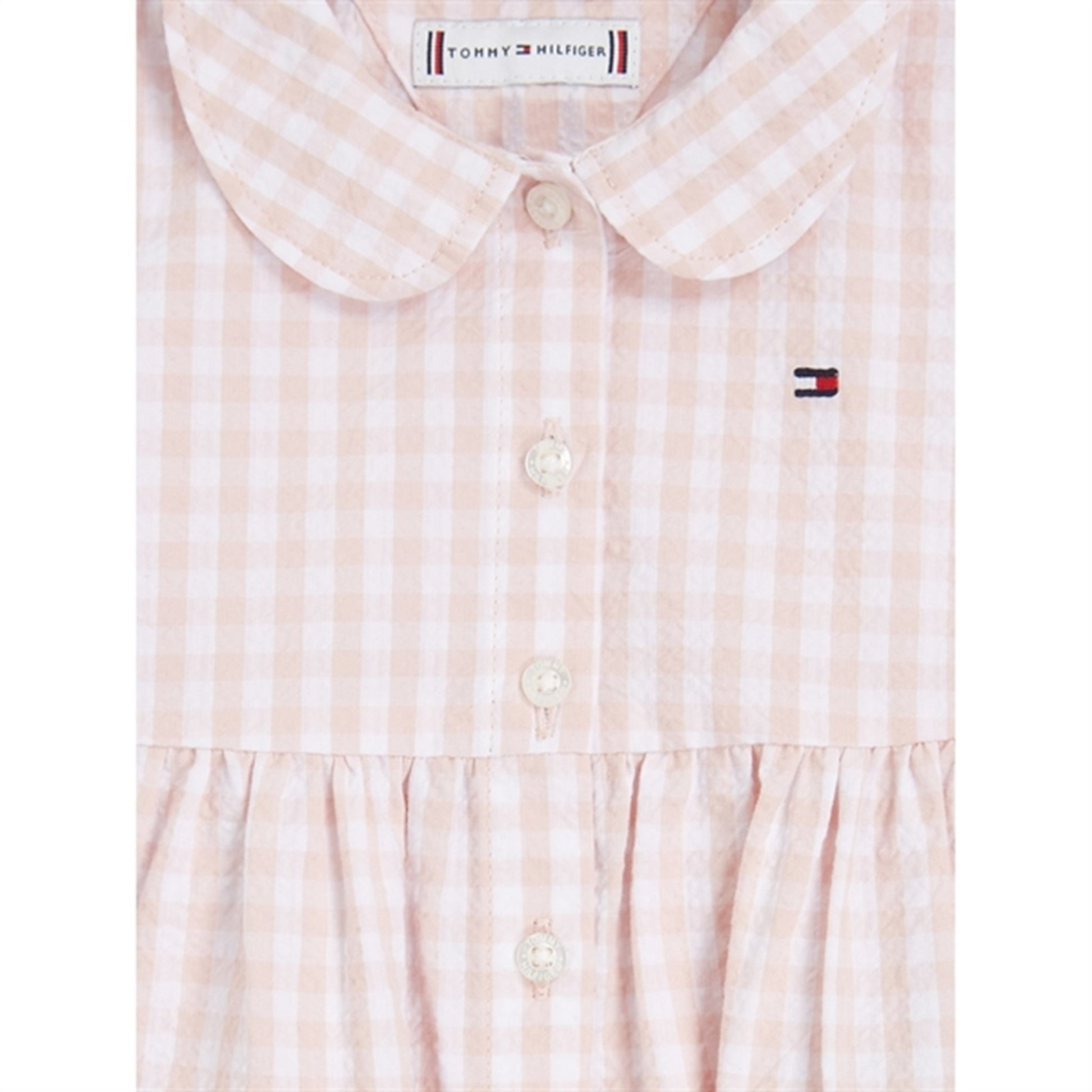 Tommy Hilfiger Baby Gingham Dress White / Pink Check
