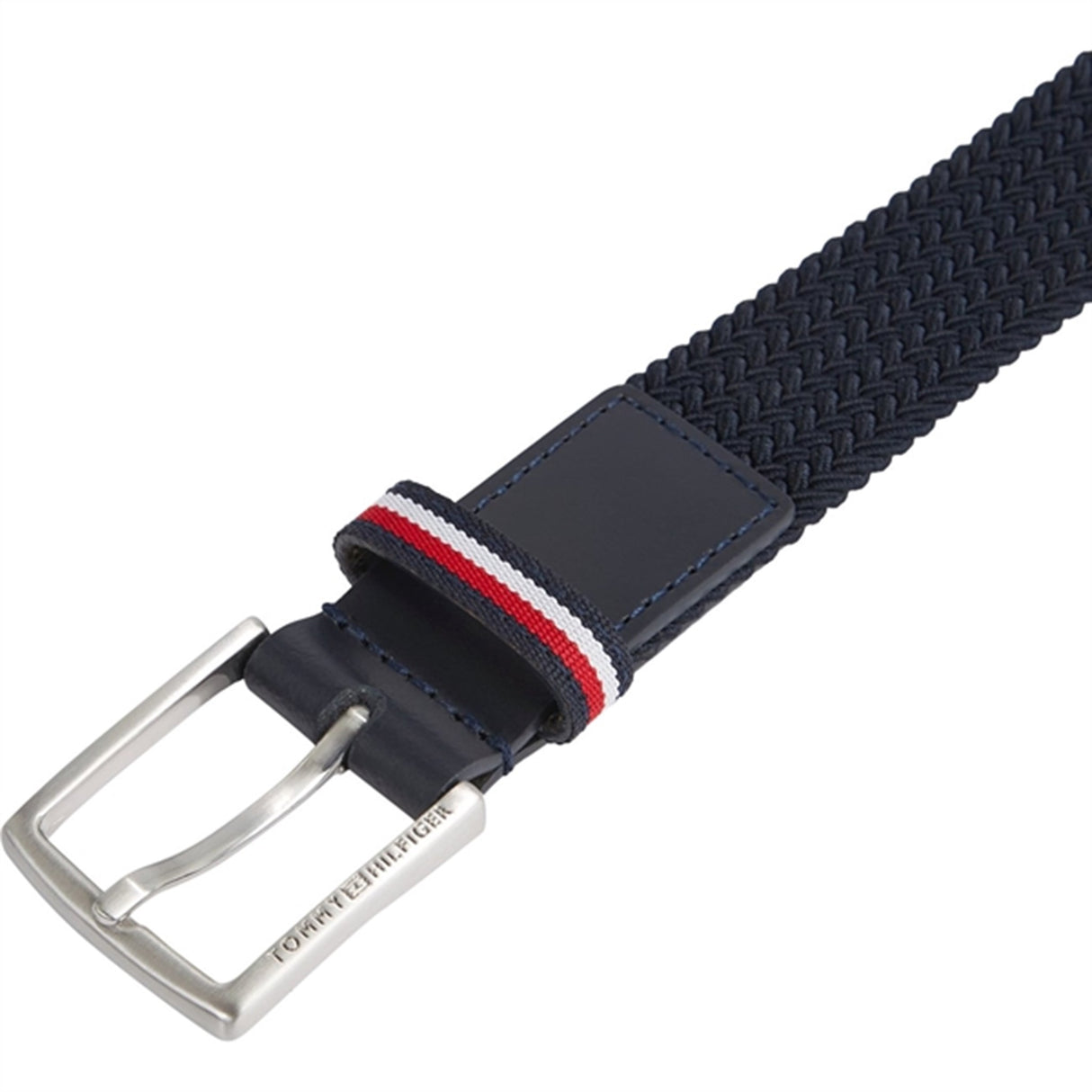 Tommy Hilfiger Elasticated Braided Belt Space Blue