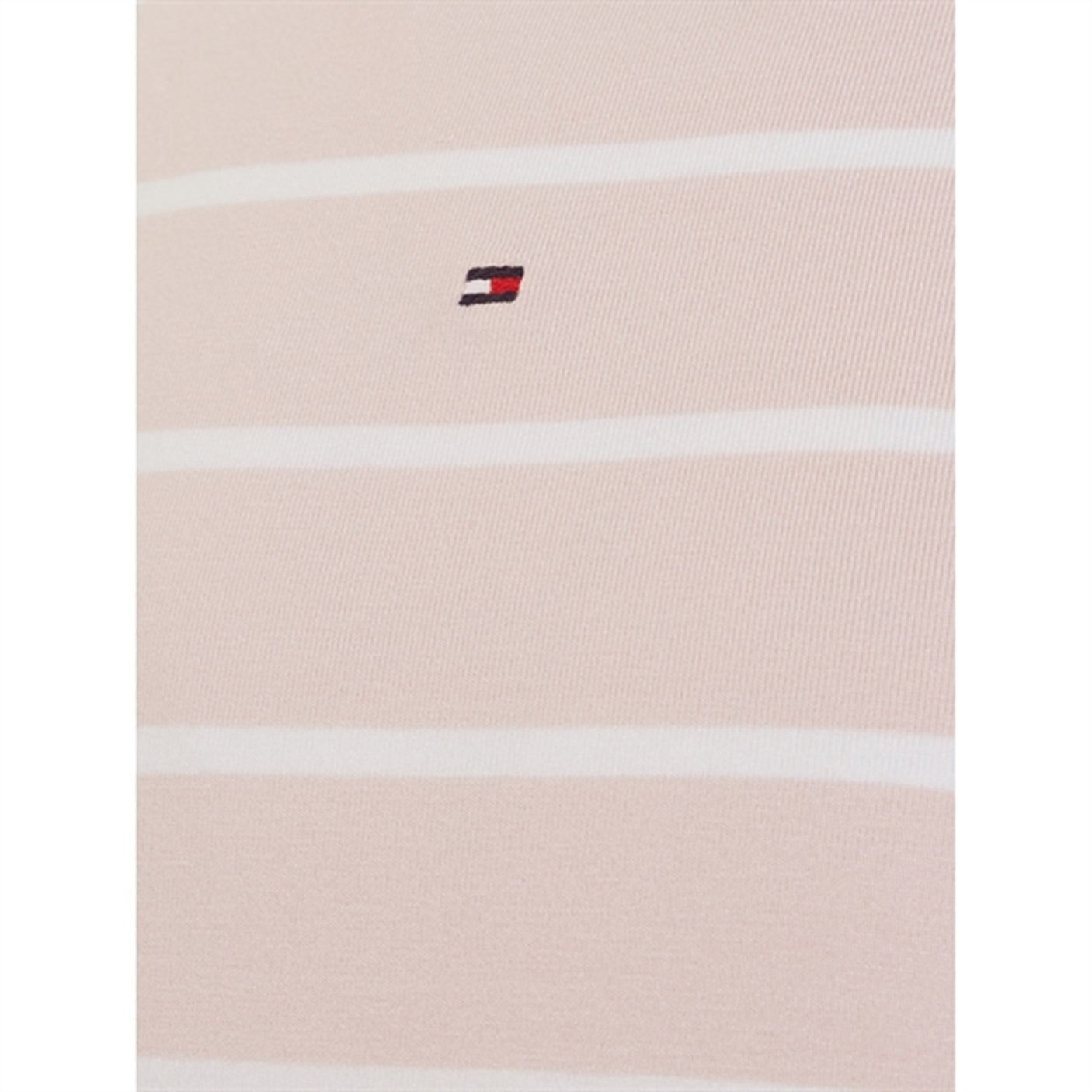 Tommy Hilfiger Peplum Stripe Blouse Whimsy Pink Stripe