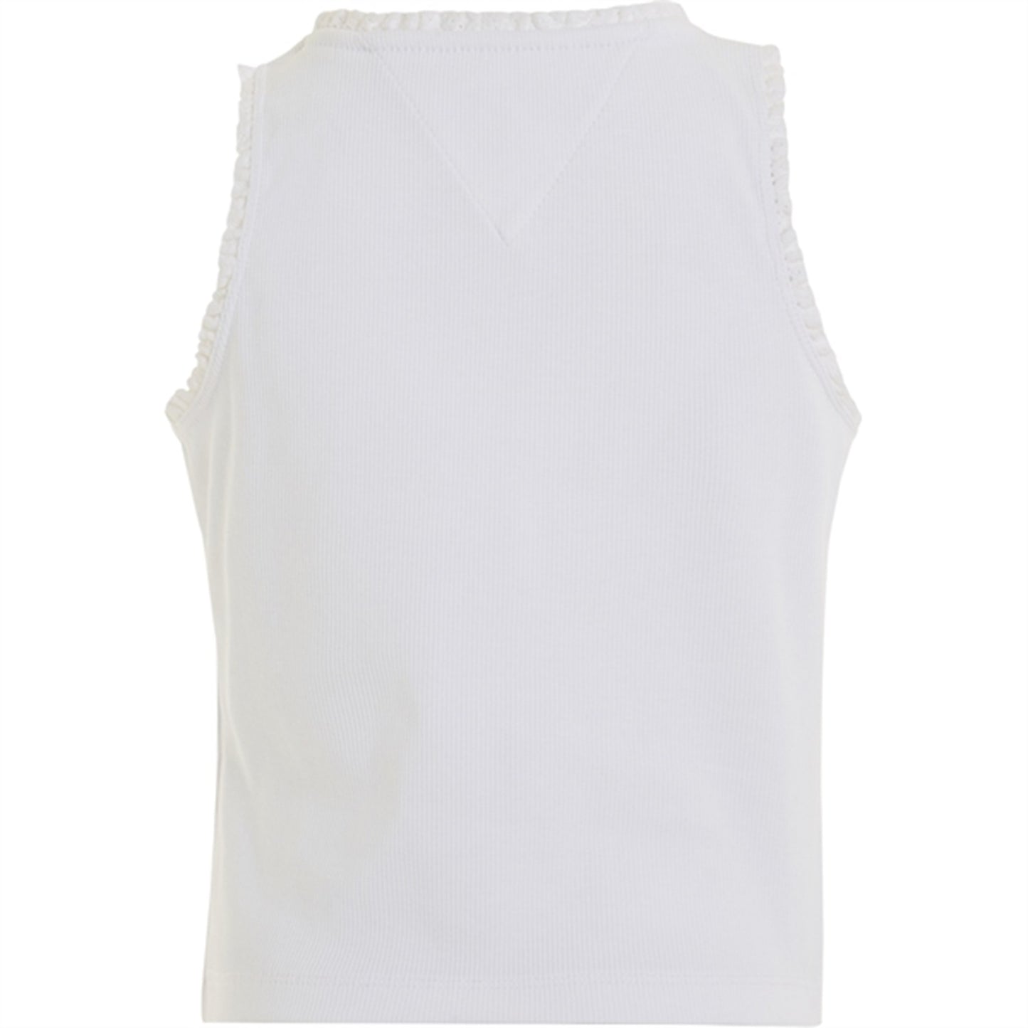 Tommy Hilfiger Essential Rib Lace Tank Top White