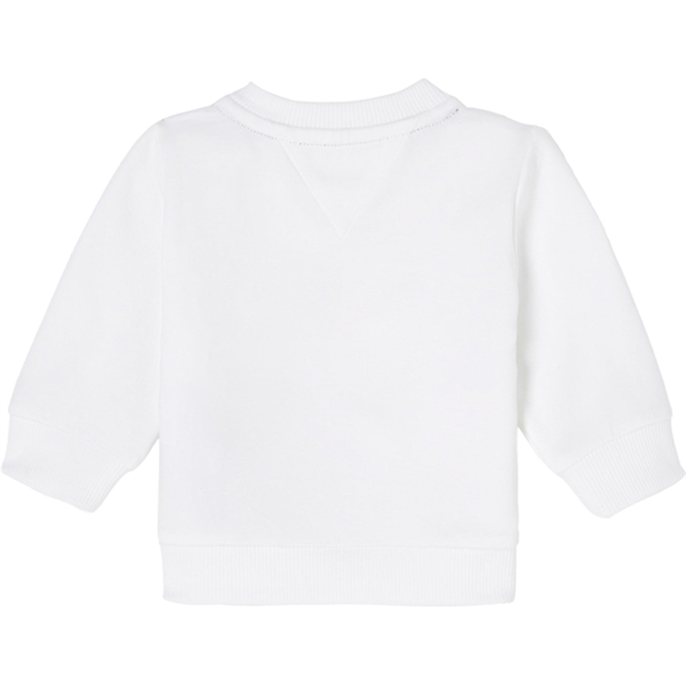 Tommy Hilfiger Baby Gingham Flag Sweatshirt White